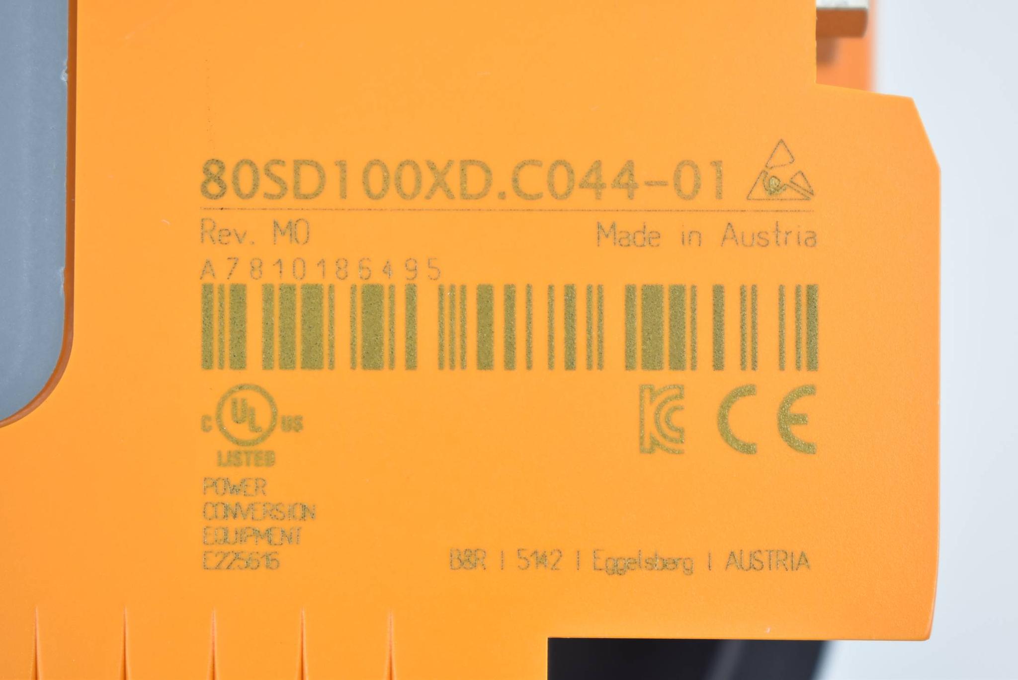 Produktfoto 4 von B&R automation ACOPOSmicro Schrittmotormodul 24VDC 80SD100XD.C044-01 Rev. M0