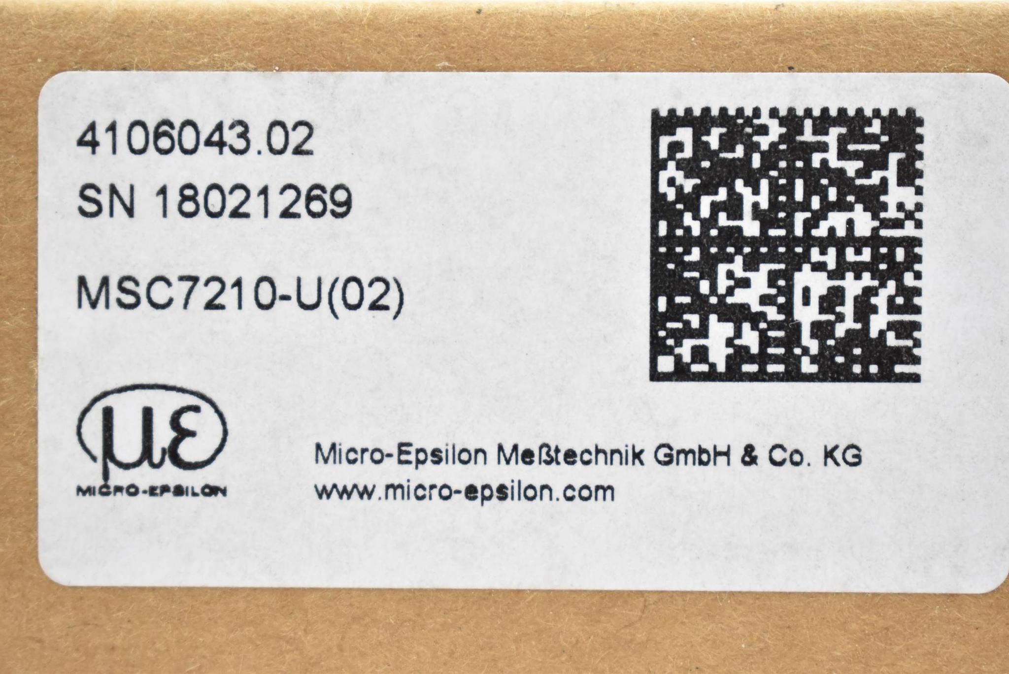 Produktfoto 4 von Micro - Epsilon Messtechnik Sensor MSC7210-U(02) ( 4106043.02 )