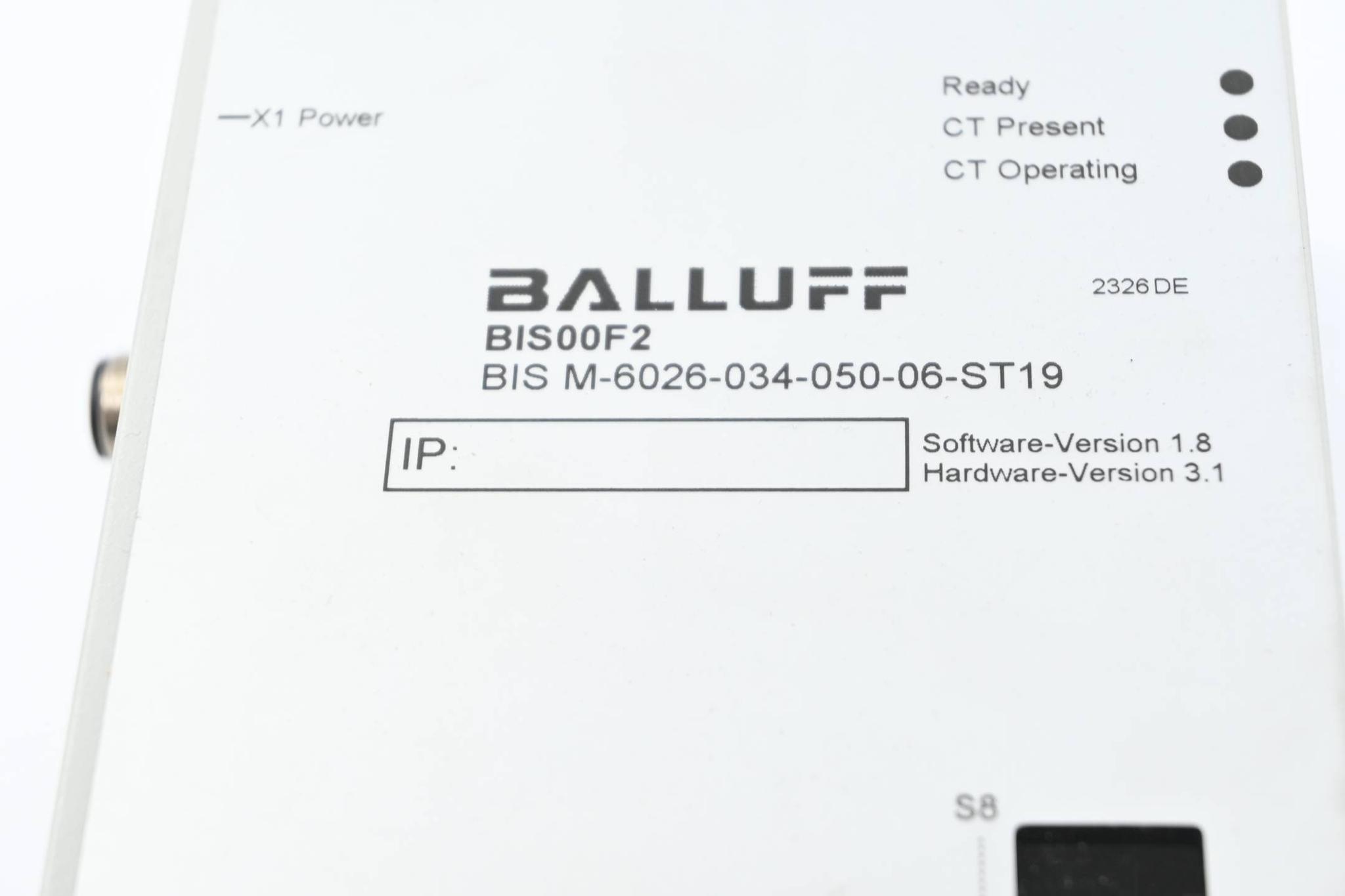 Produktfoto 2 von Balluff HF-Auswerteeinheiten (13,56 MHz) BIS00F2 ( BIS M-6026-034-050-06-ST19 )