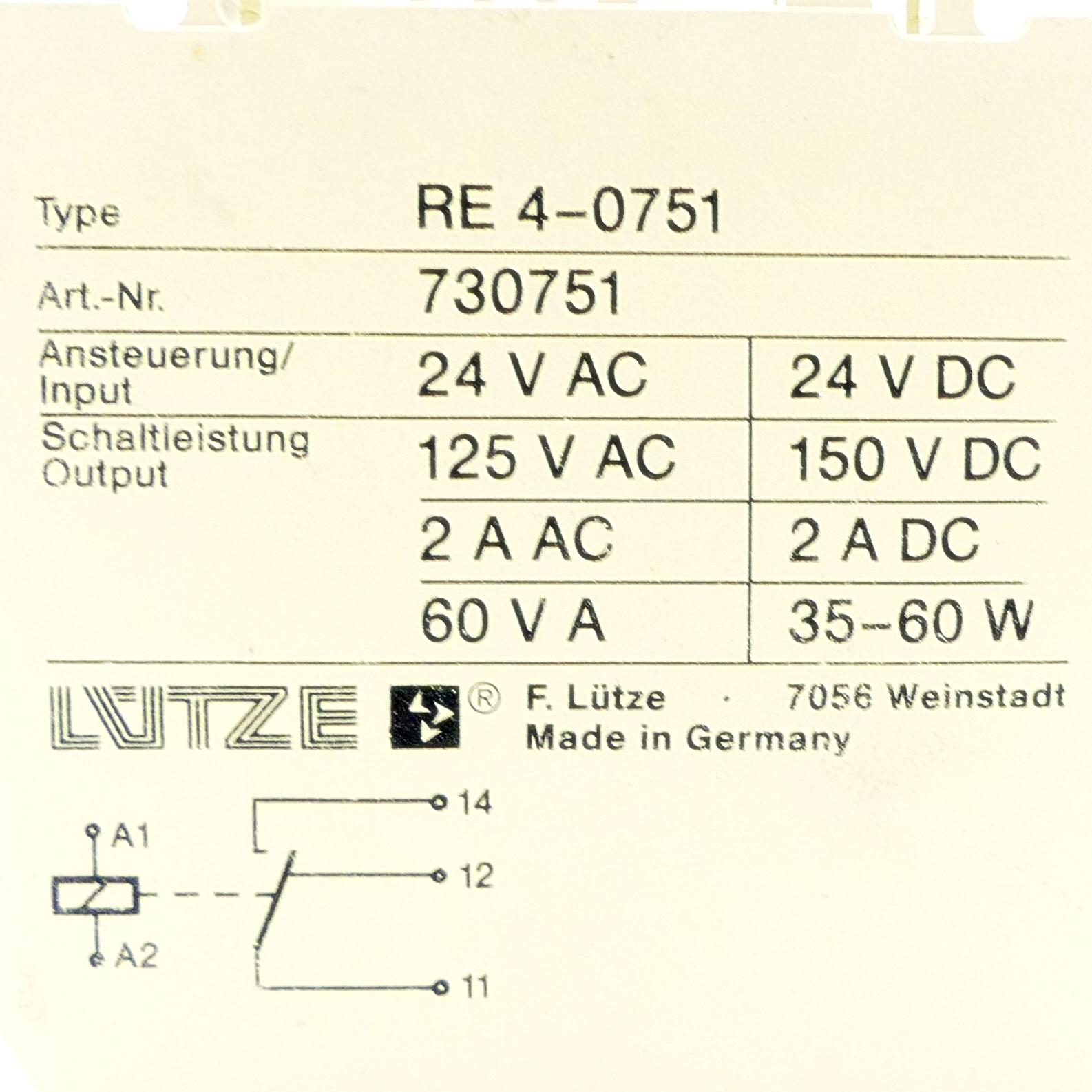 Produktfoto 2 von LüTZE Relais