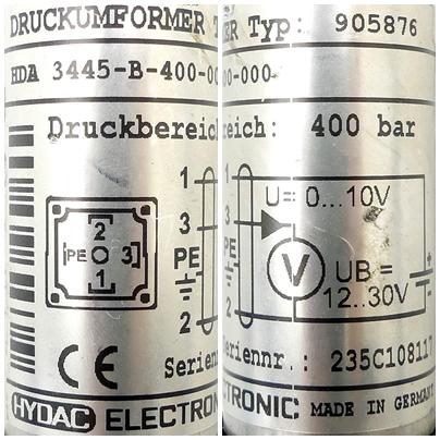 Produktfoto 2 von HYDAC Druckmessumformer 905876