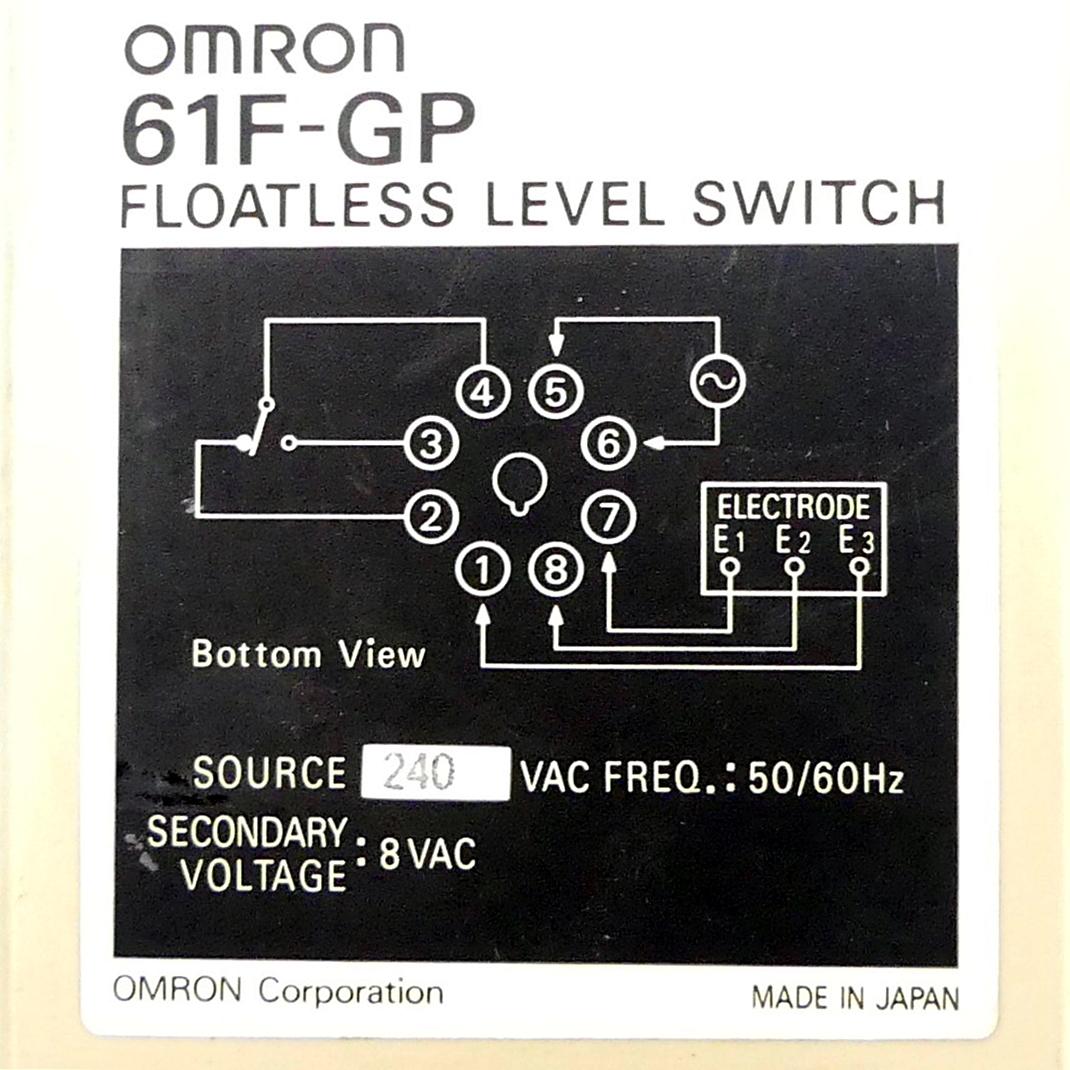 Produktfoto 2 von OMRON Schwimmerloser Niveauschalter