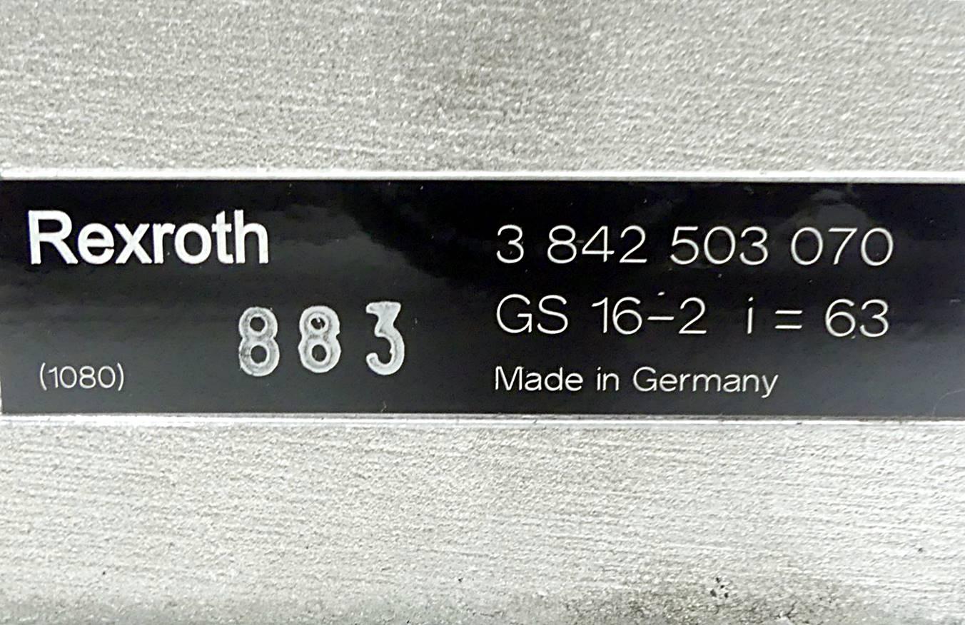 Produktfoto 2 von REXROTH Aufsteckgetriebe GS16-2