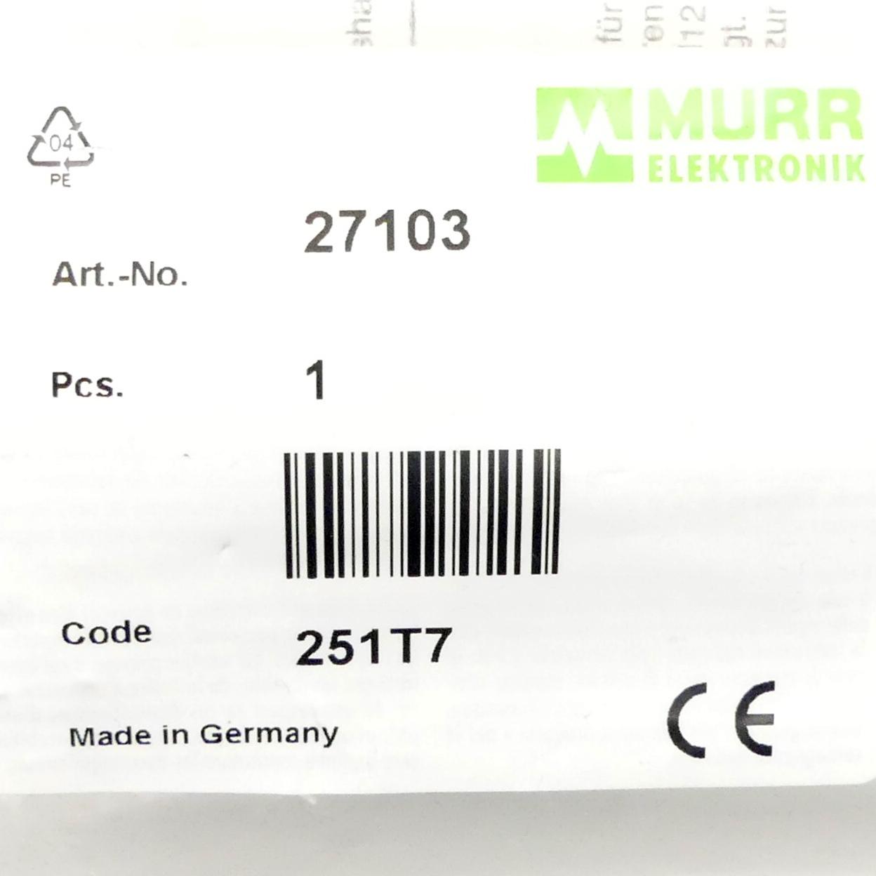 Produktfoto 2 von MURRELEKTRONIK Grundmodul