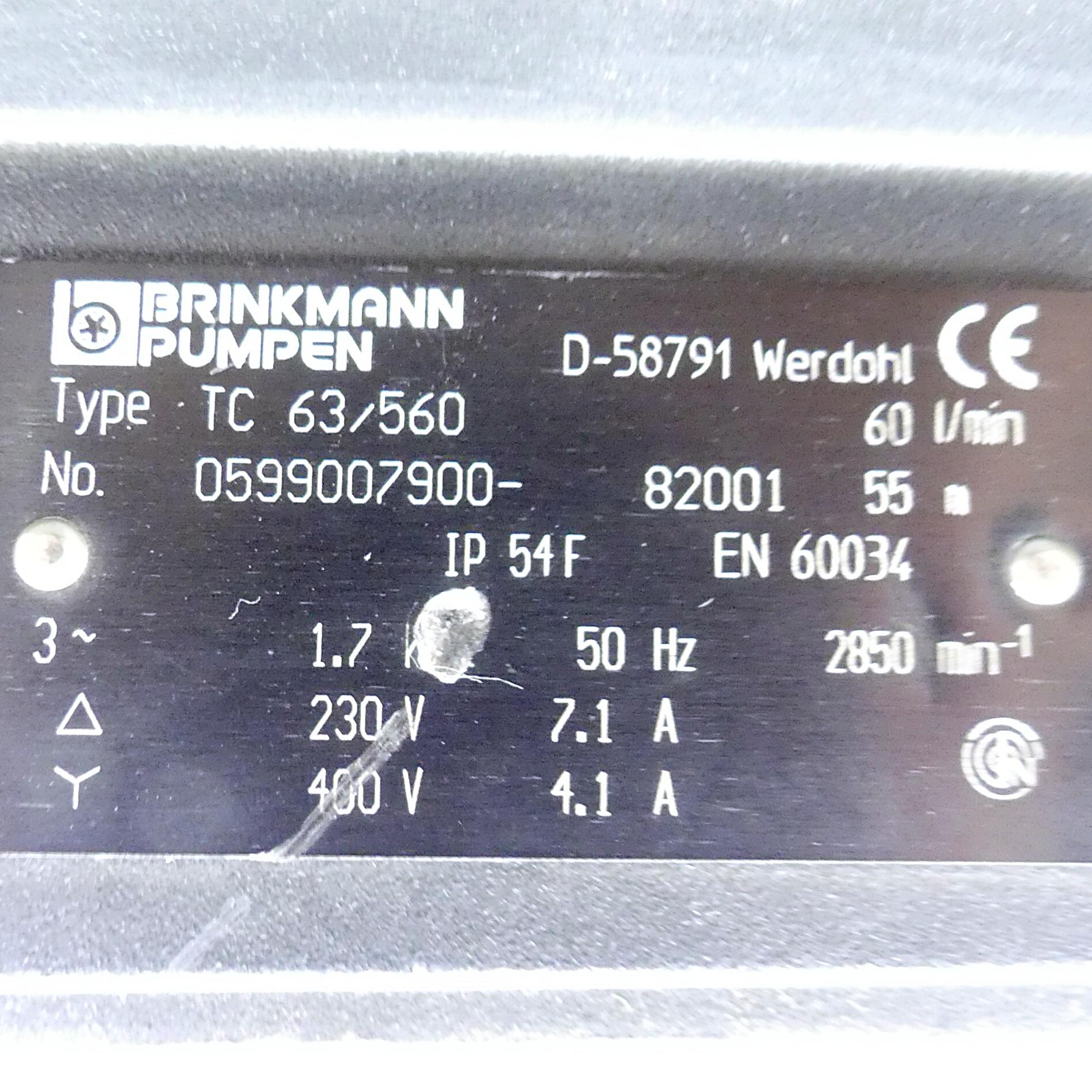 Produktfoto 2 von BRINKMANN PUMPS Drehstrommotor TC 63/560