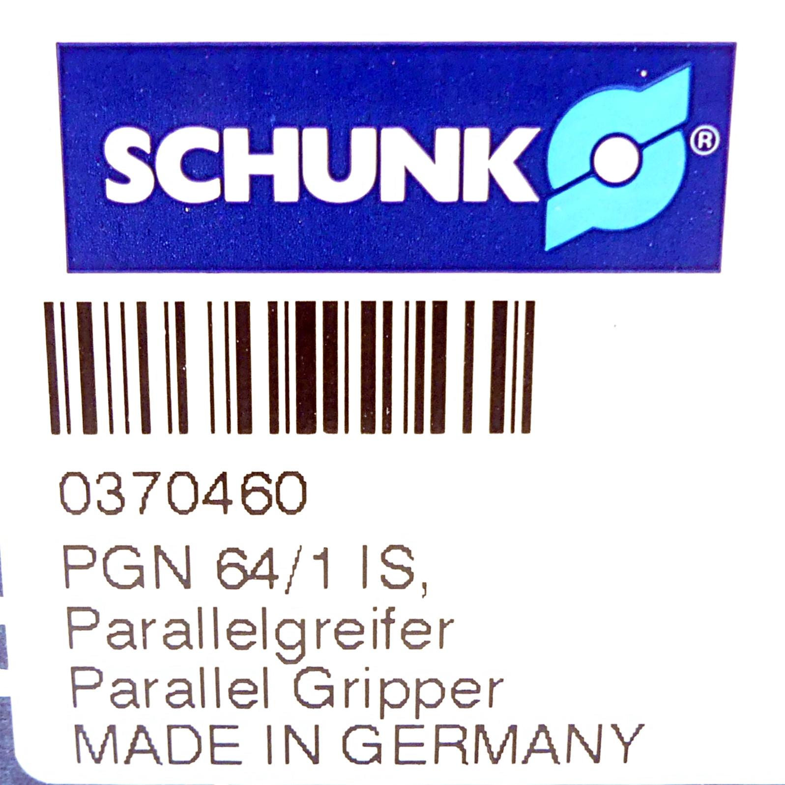 Produktfoto 2 von SCHUNK Parallelgreifer PGN 64/1IS