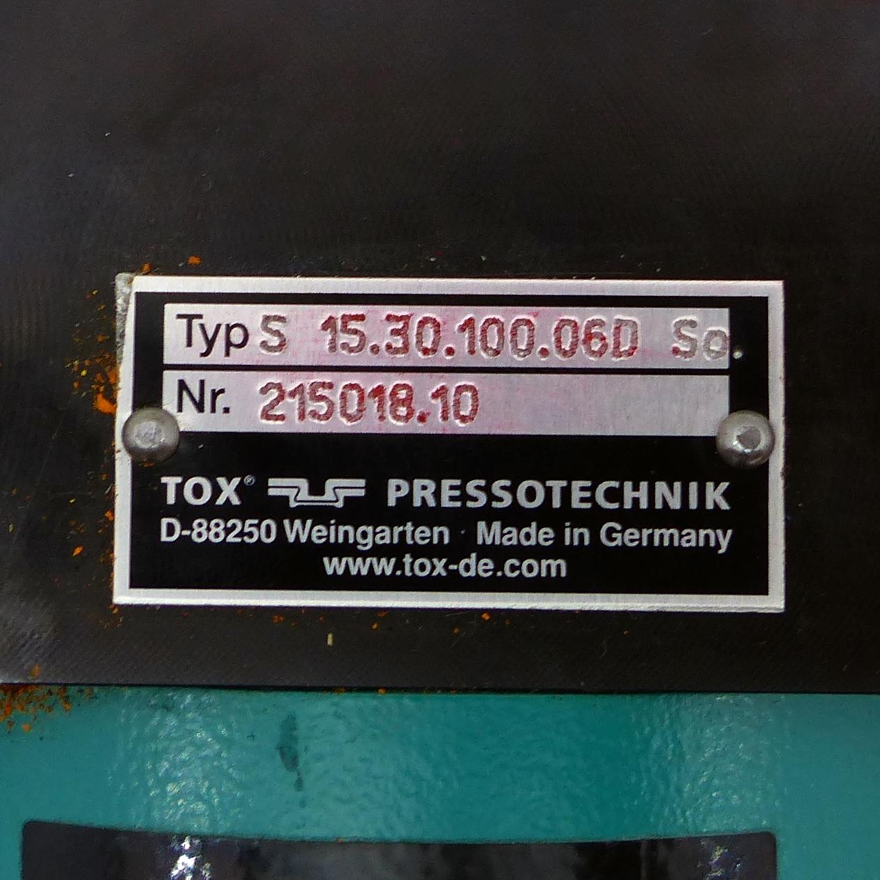 Produktfoto 2 von TOX PRESSOTECHNIK Hydraulikzylinder 15.30.100.06D