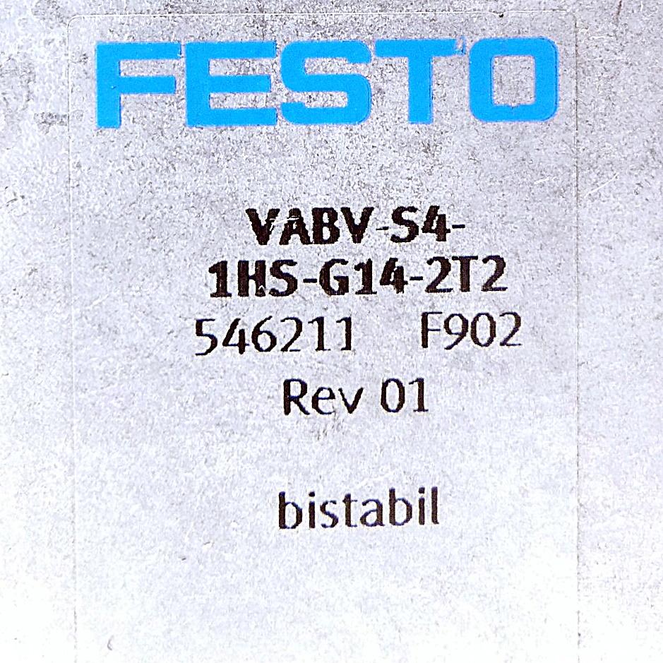 Produktfoto 2 von FESTO Verkettungsplatte VABV-S4-1HS-G14-2T2