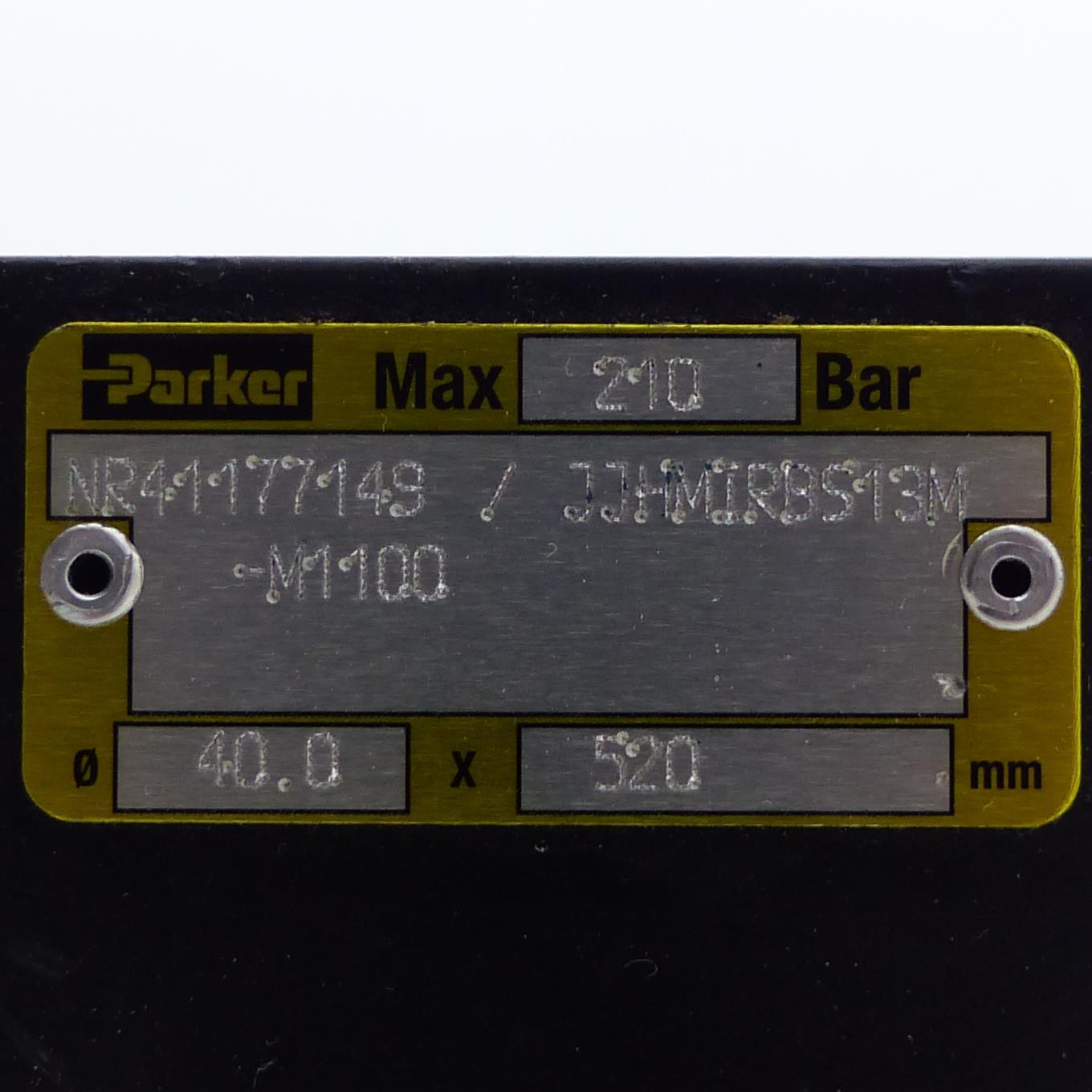 Produktfoto 2 von PARKER Hydraulikzylinder NR41177149