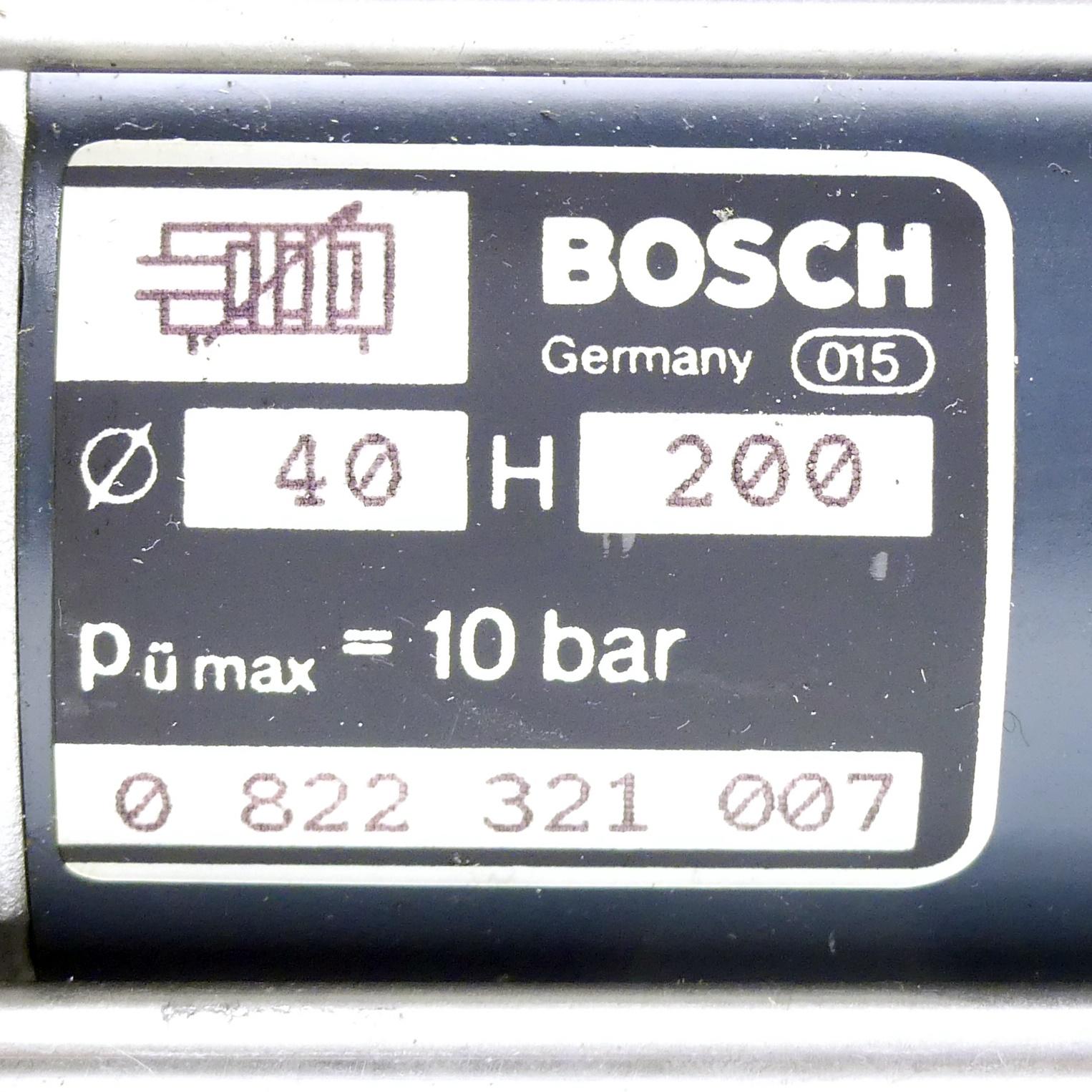 Produktfoto 2 von BOSCH Pneumatikzylinder 0 822 321 007