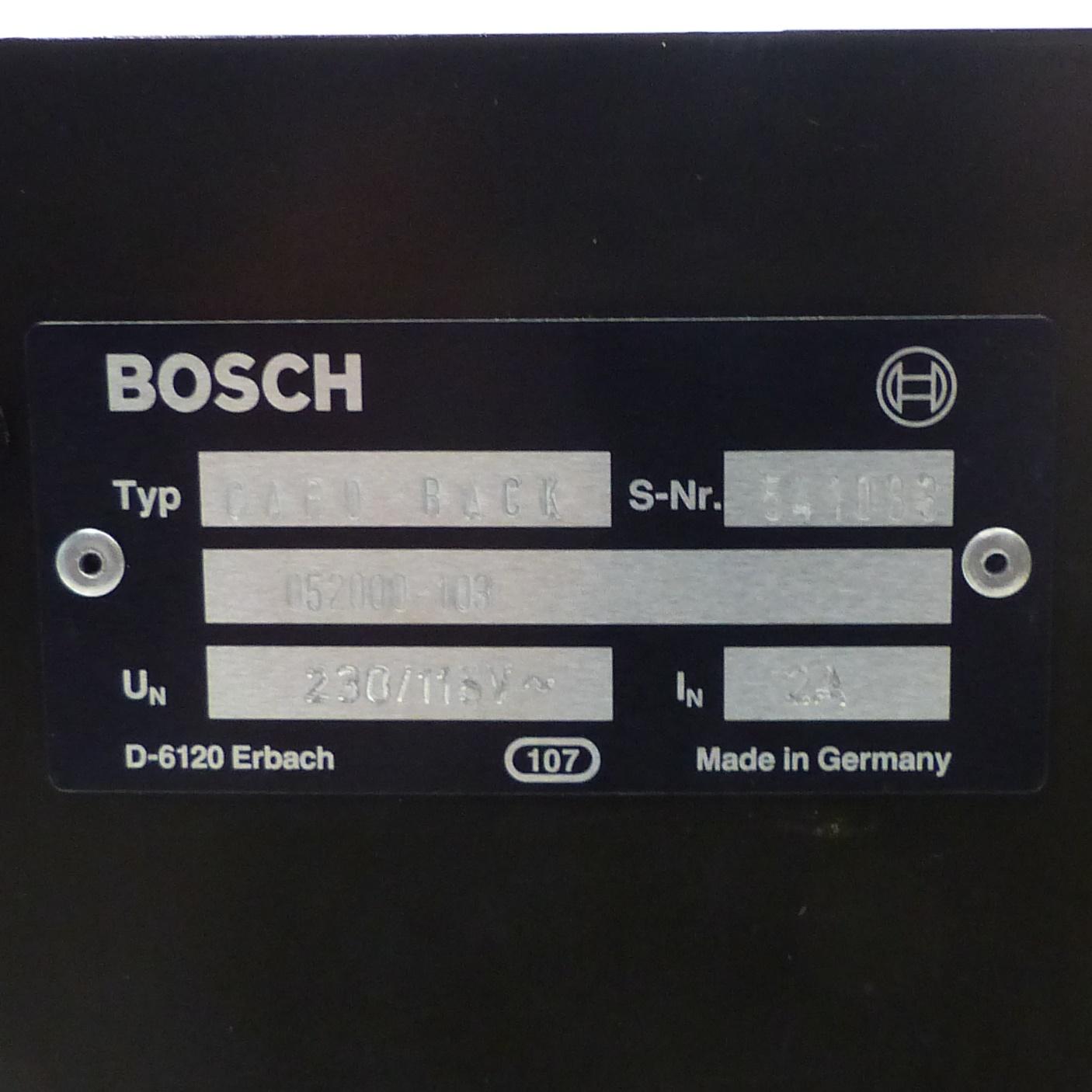 Produktfoto 2 von BOSCH Card Rack CL300