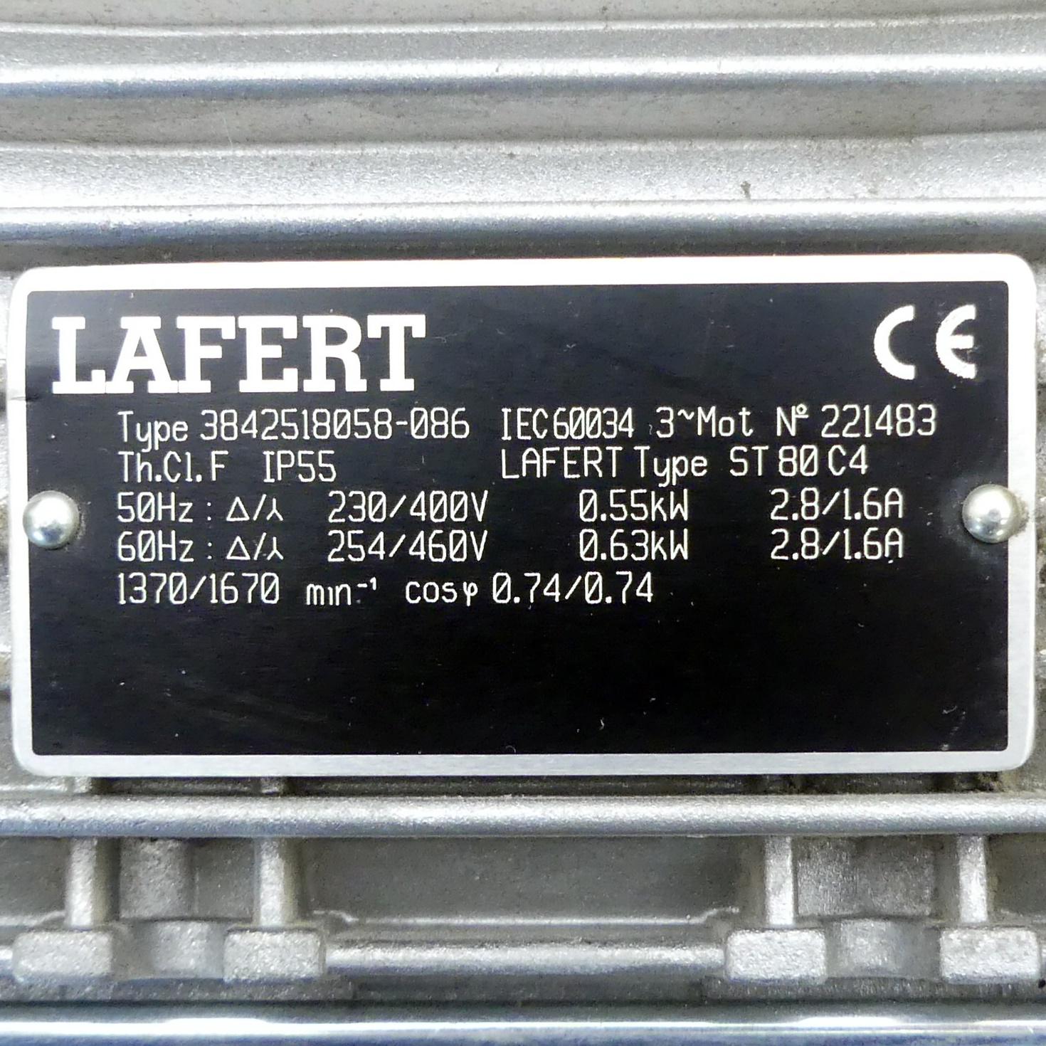 Produktfoto 2 von LAFERT Getriebemotor 3842518058-086