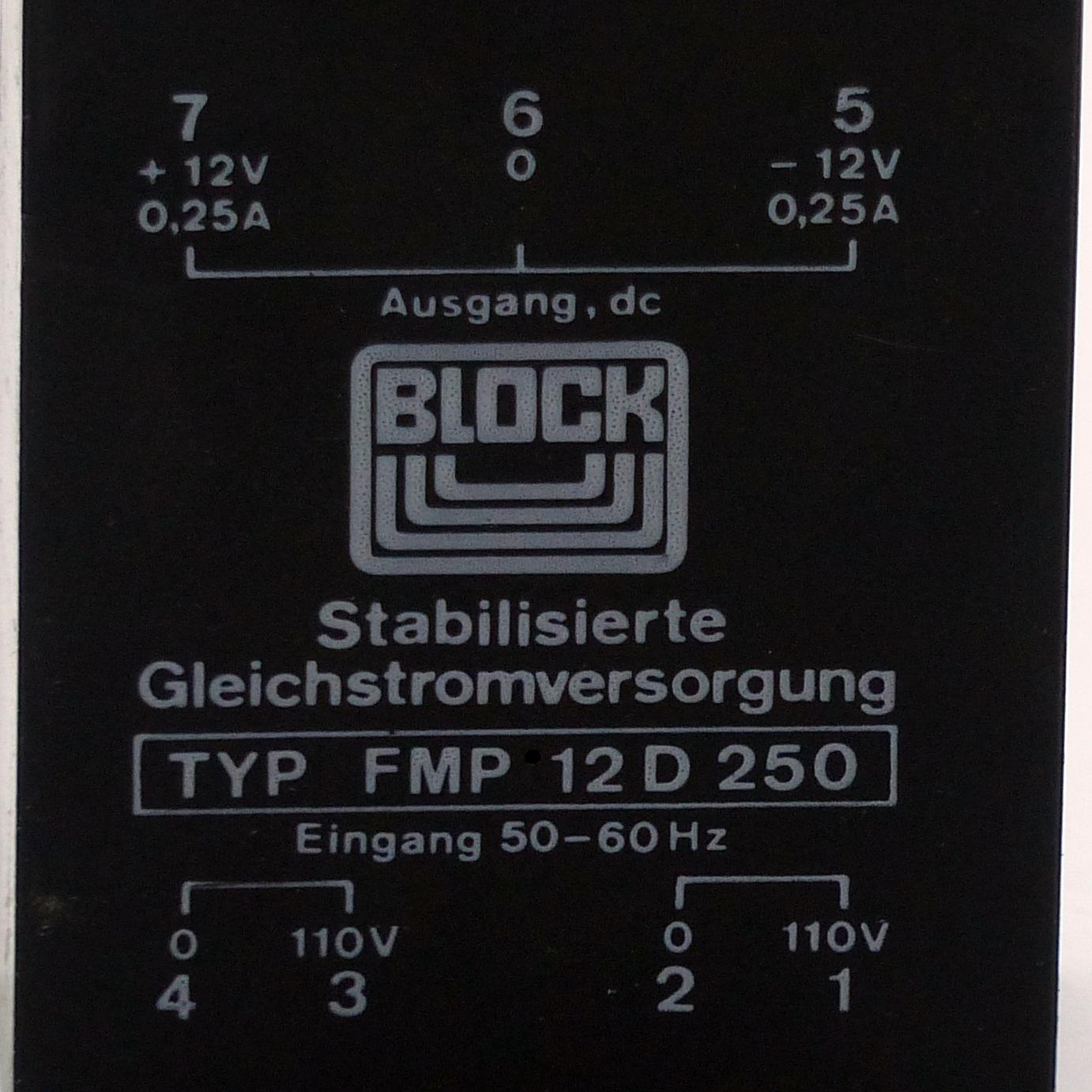 Produktfoto 2 von BLOCK Stabilisierte Gleichstromversorgung