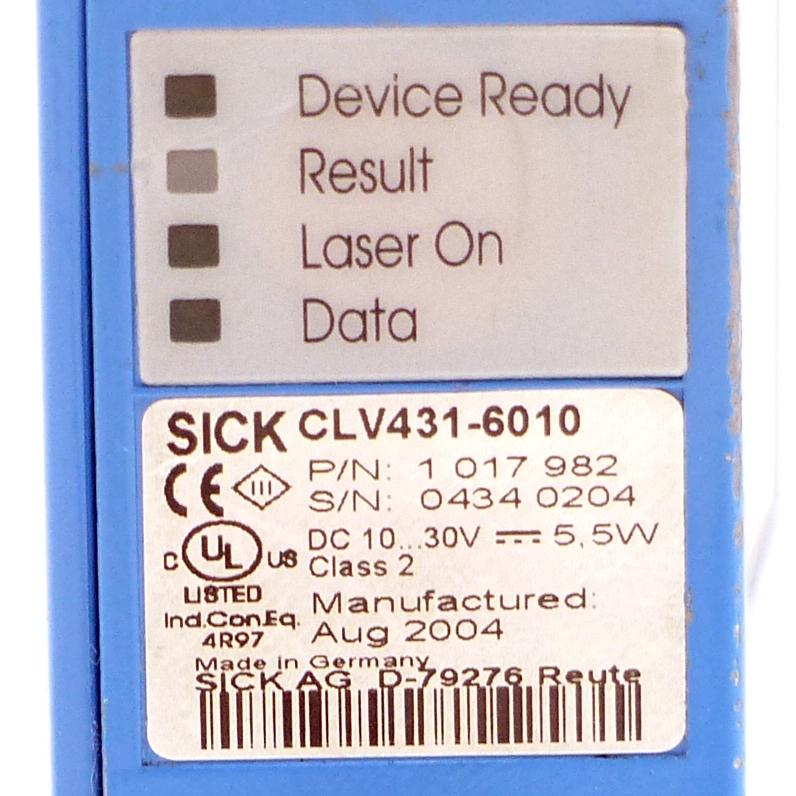 Produktfoto 2 von SICK Bar Code Scanner CLV431-6010