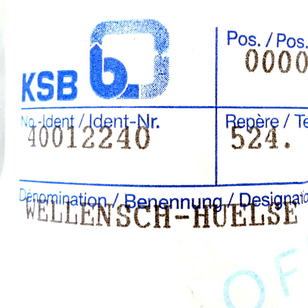 Produktfoto 2 von KSB Wellenschutz Hülse 38 / 50 X 95