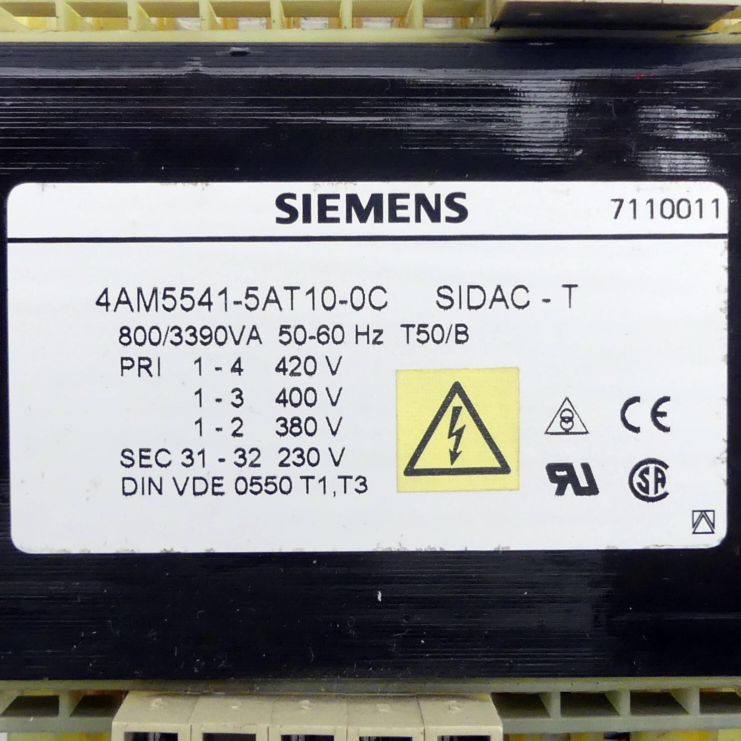 Produktfoto 2 von SIEMENS Transformator 4AM5541-5AT10-0C