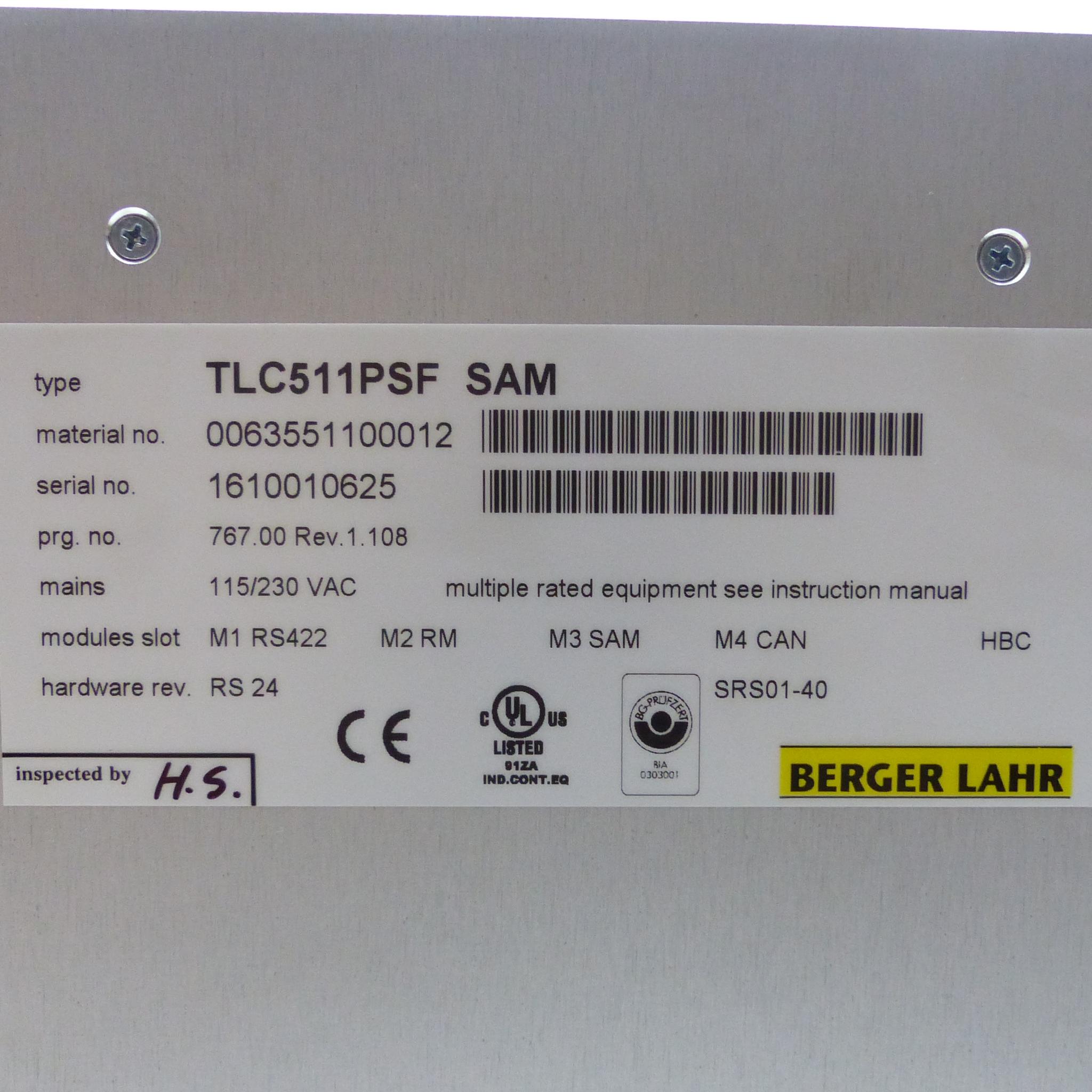 Produktfoto 2 von BERGER LAHR Twin Line Servo Drive TLC511PSF SAM