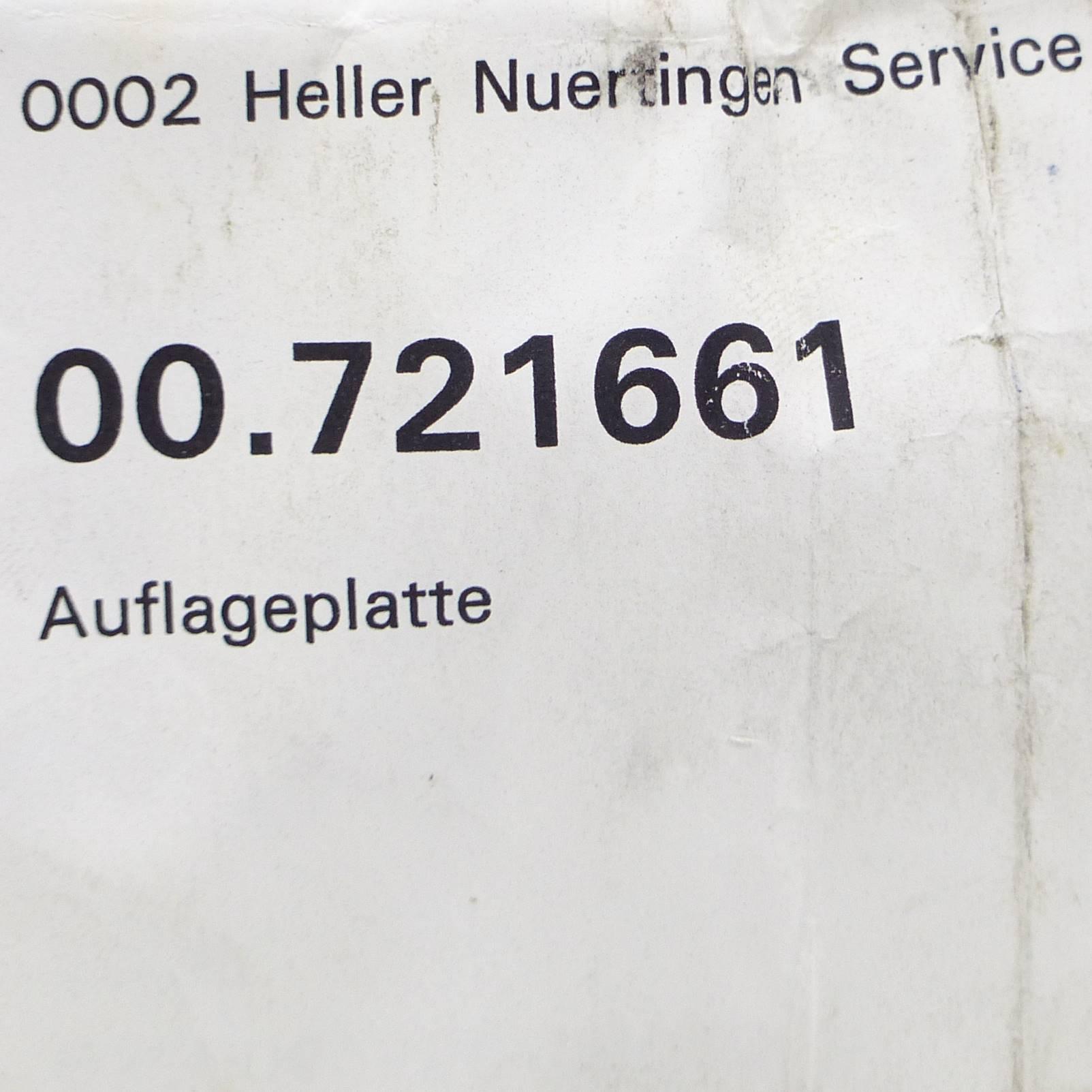 Produktfoto 2 von HELLER Auflageplatte 00.721661