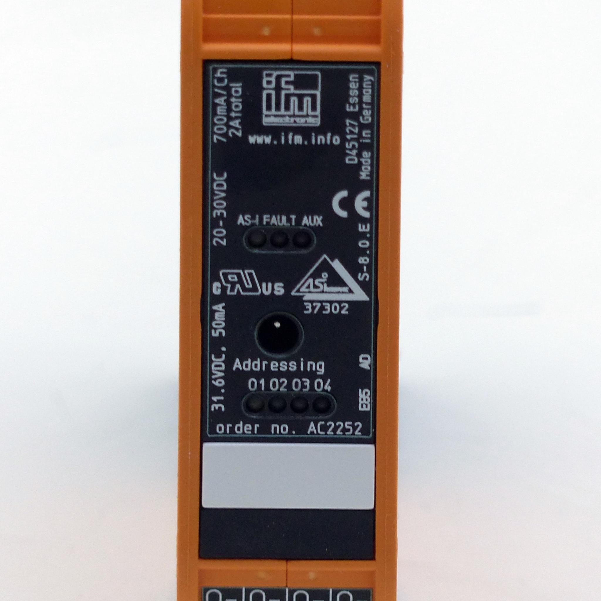 Produktfoto 2 von IFM AS-Interface-Schaltschrankmodul