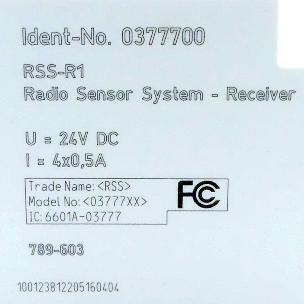 Produktfoto 2 von SCHUNK Radio Sensor System-Empfänger RSS-R1