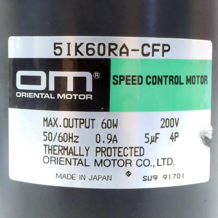 Produktfoto 2 von ORIENTAL MOTOR Speed Control Motor