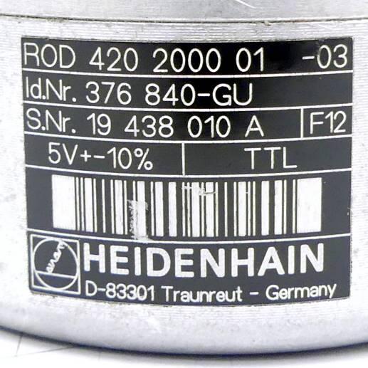 Produktfoto 2 von HEIDENHAIN ROD 420 2000 01-03