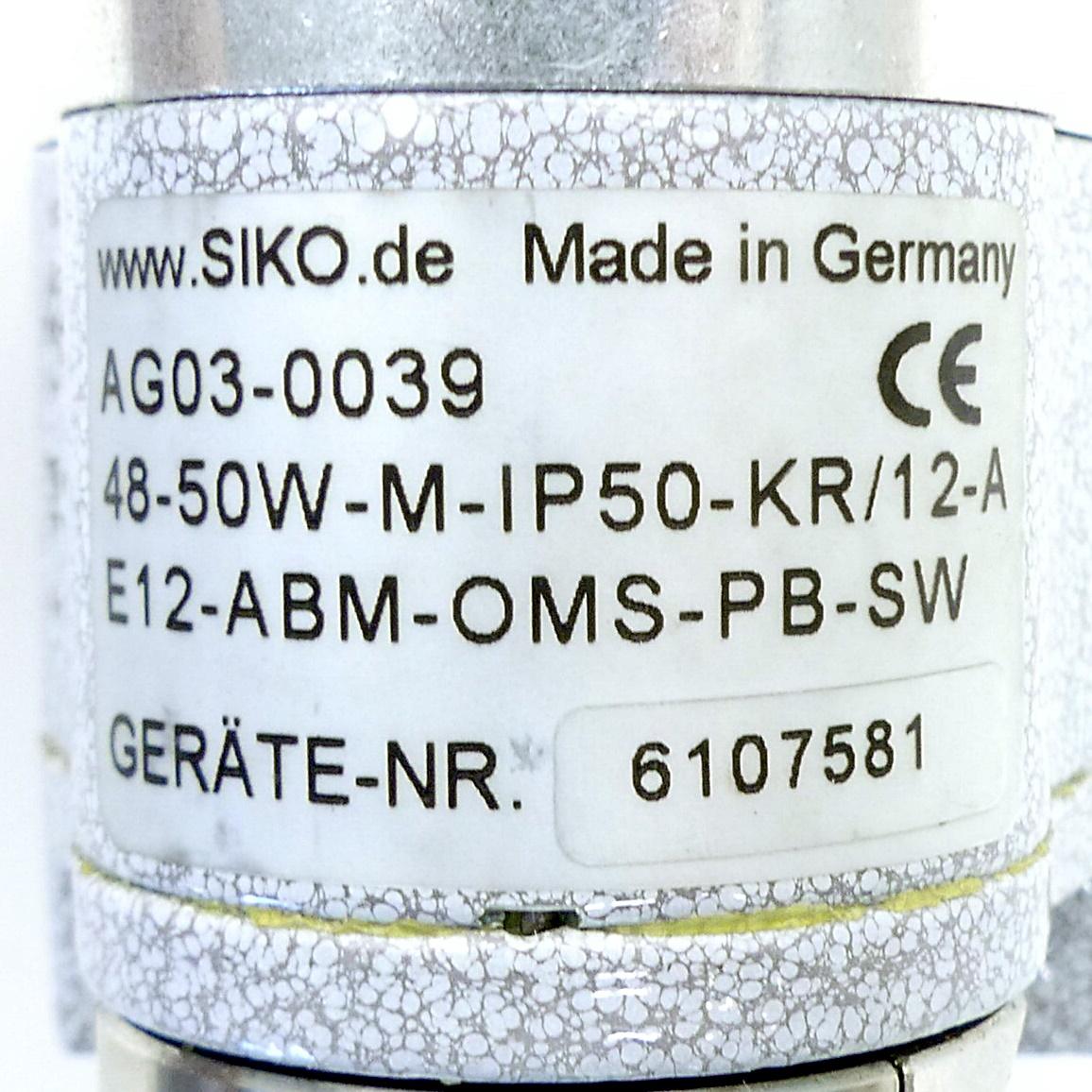 Produktfoto 2 von SIKO Positionierantrieb AG03-0039