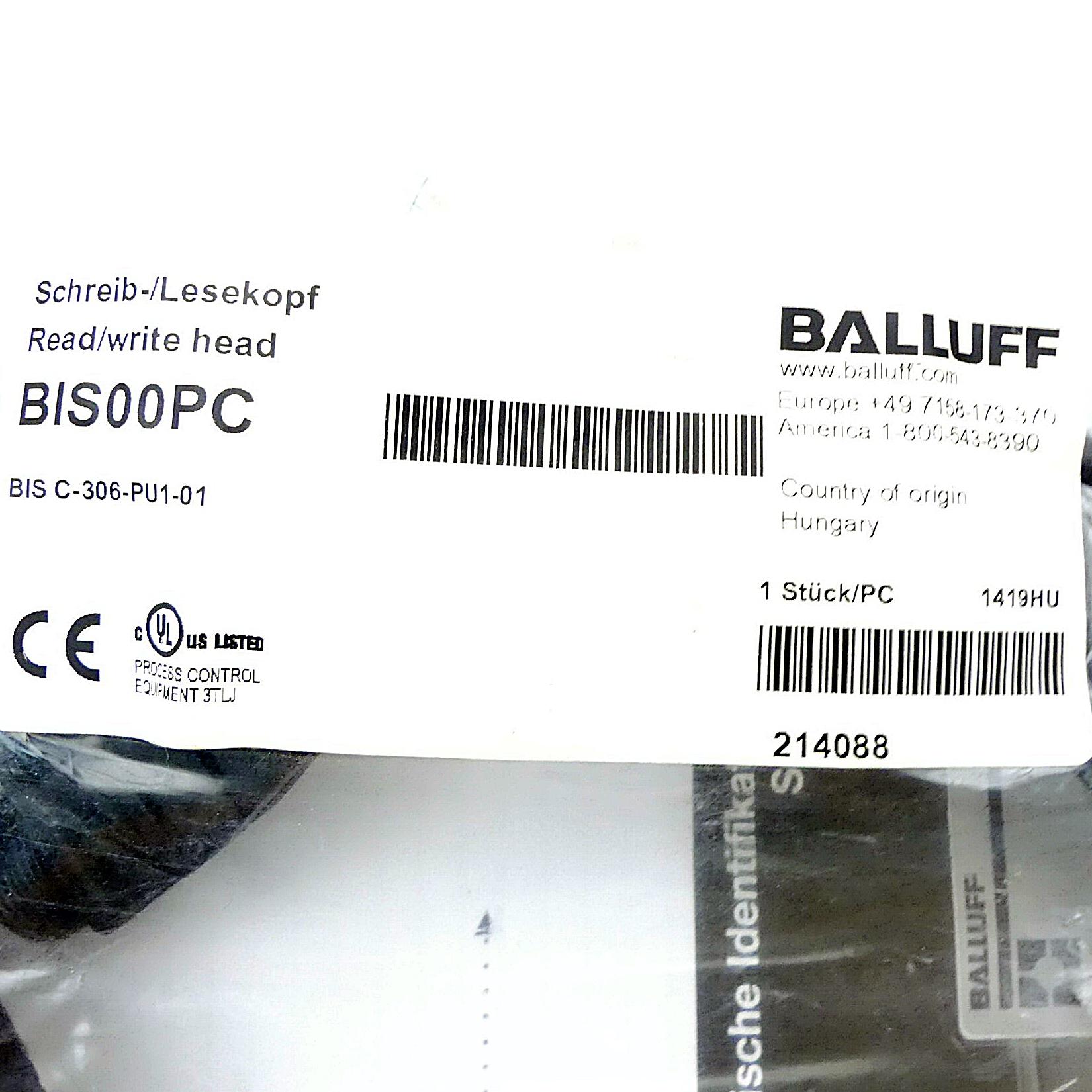 Produktfoto 3 von BALLUFF Schreib Lesekopf BIS00PC