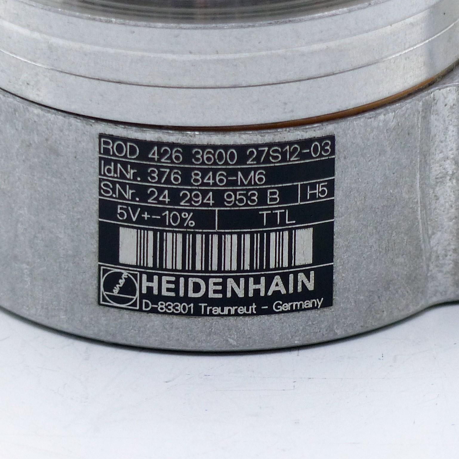 Produktfoto 2 von HEIDENHAIN Drehgeber ROD 426 3600 27S12-03