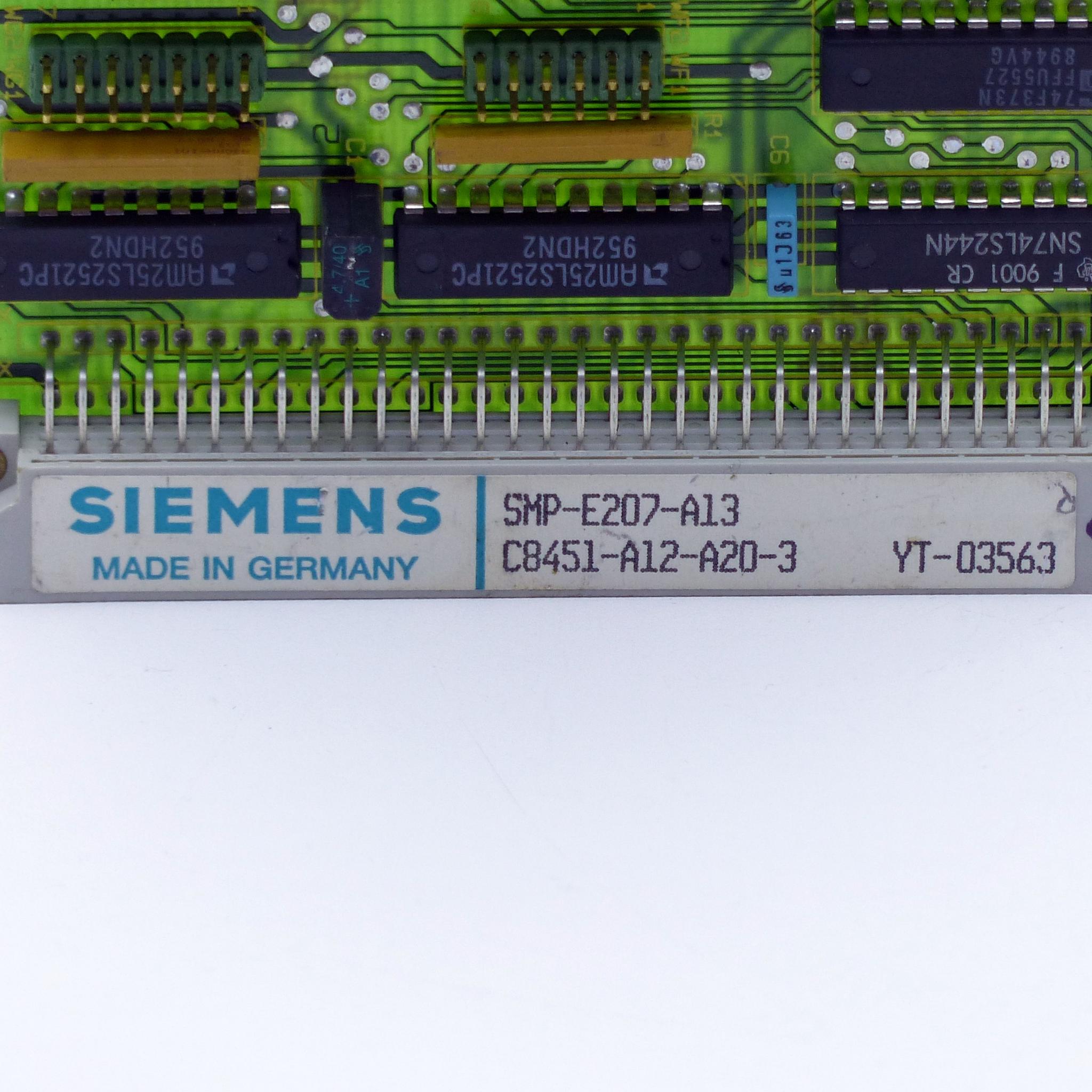 Produktfoto 2 von SIEMENS Leiterplatte SMP-E207-A13