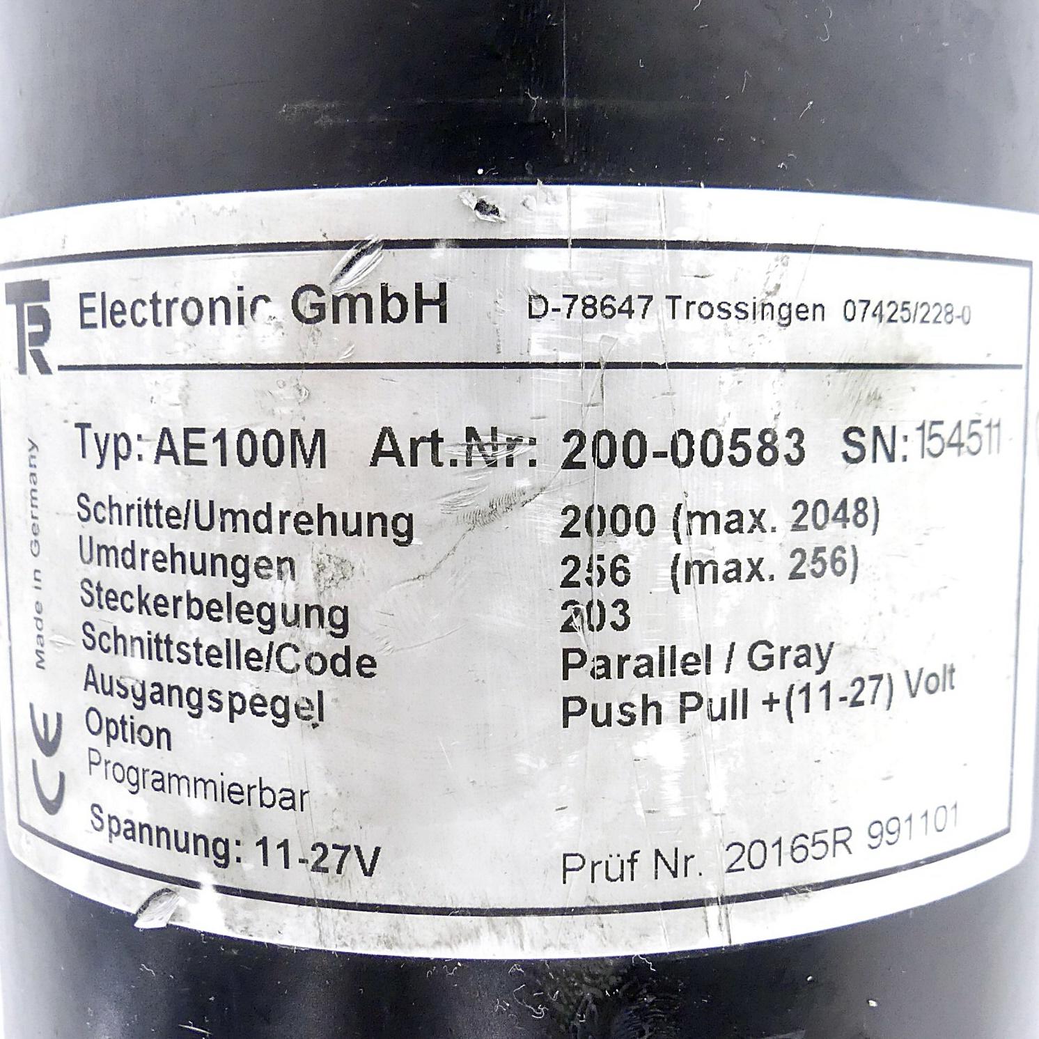 Produktfoto 2 von TR ELECTRONIC Drehgeber AE100M