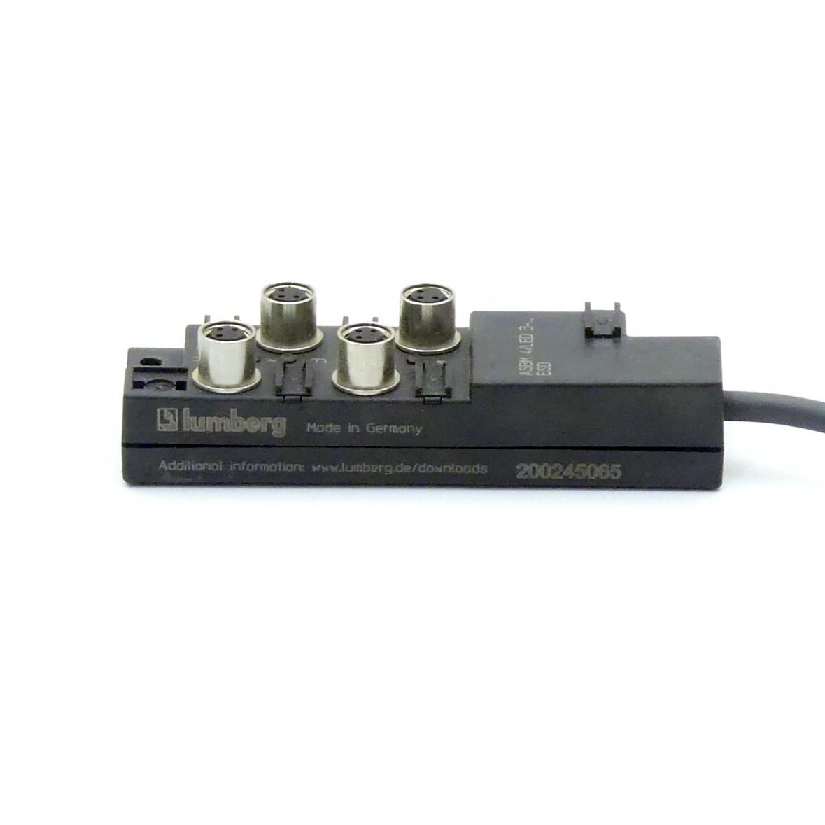 Produktfoto 3 von LUMBERG 3 Stück Aktor-Sensor-Box ASBM 4/LED 3-ESD