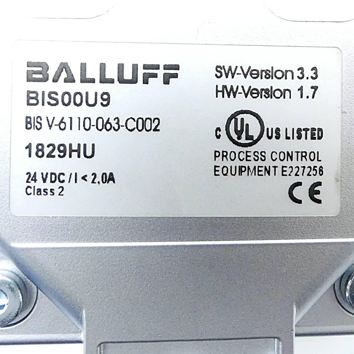 Produktfoto 2 von BALLUFF Auswerteeinheit BIS V-6110-063-C002