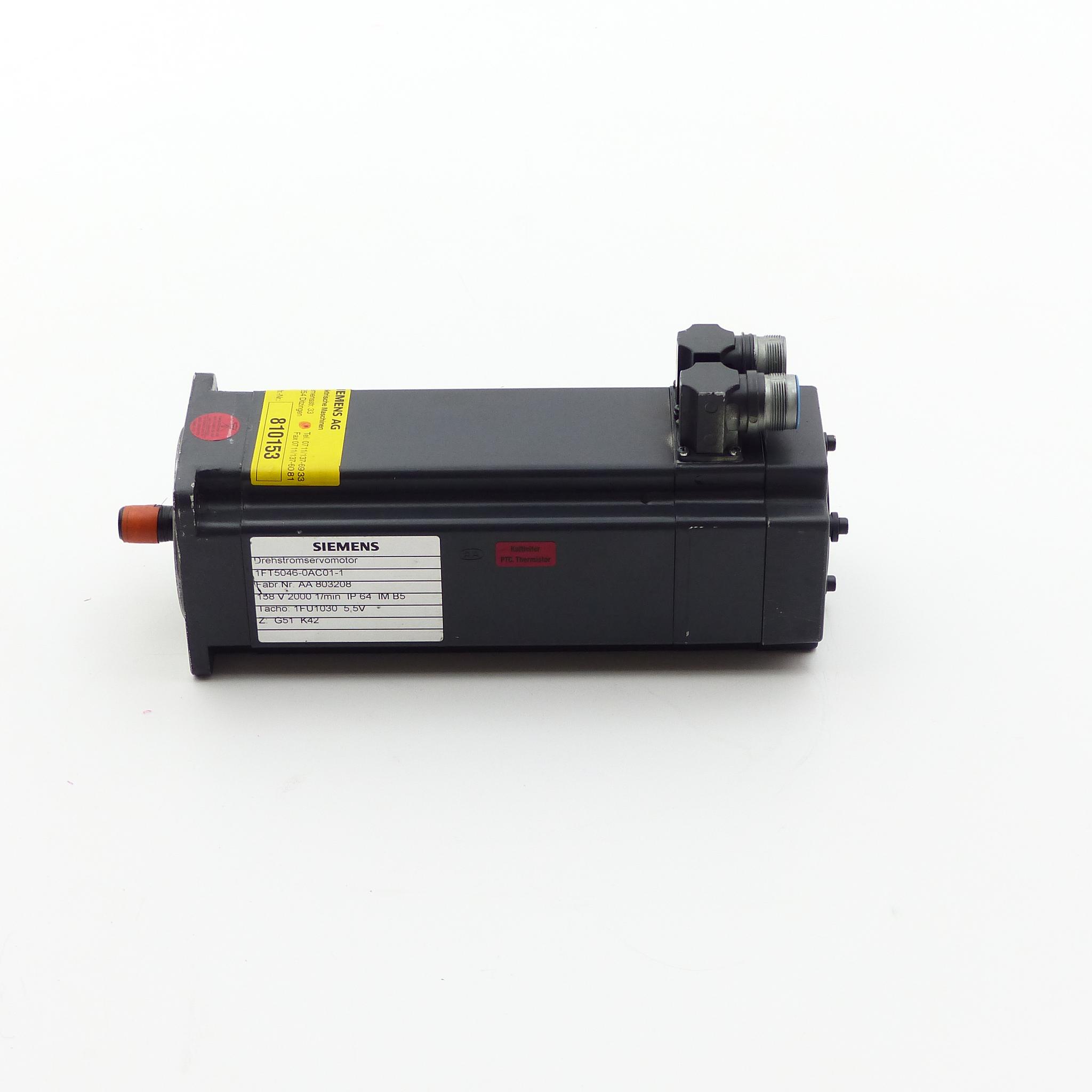 Produktfoto 4 von SIEMENS Drehstrom-Servomotor 1FT5046-0AC01-1