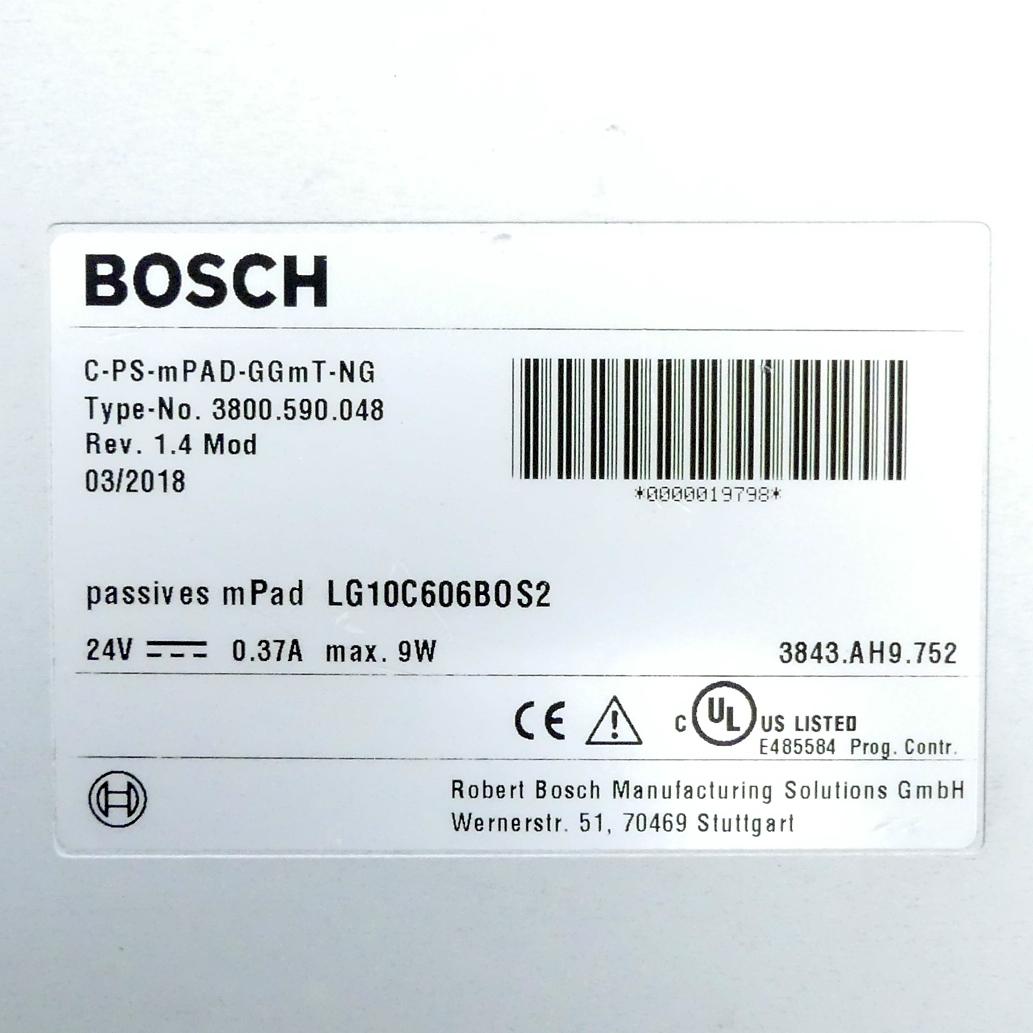 Produktfoto 2 von OPCON Passives mPad LG10C606BOS2, 3800.590.048