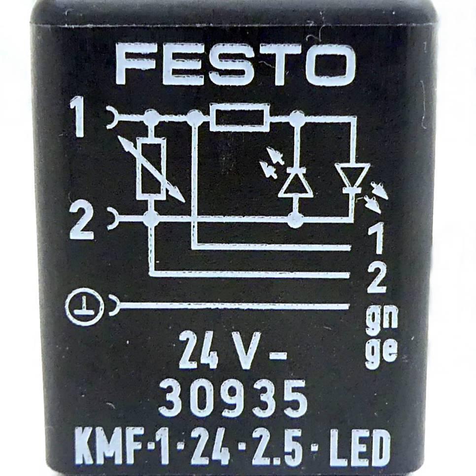 Produktfoto 2 von FESTO 3 Stück Steckdosenleitungen KMF-1-24DC-2.5-LED