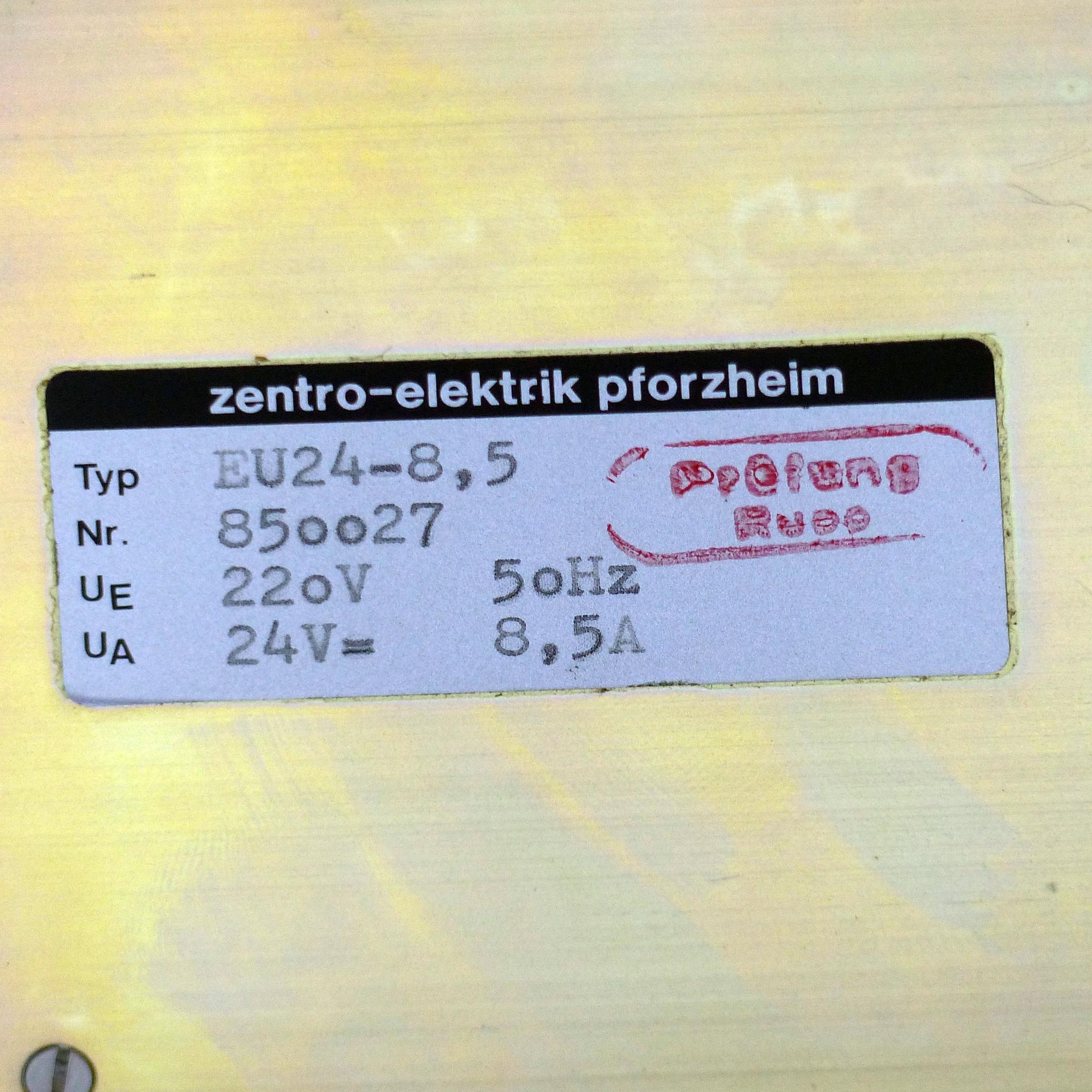 Produktfoto 2 von ZENTRO-ELEKTRIK Netzgerät EU24-8,5