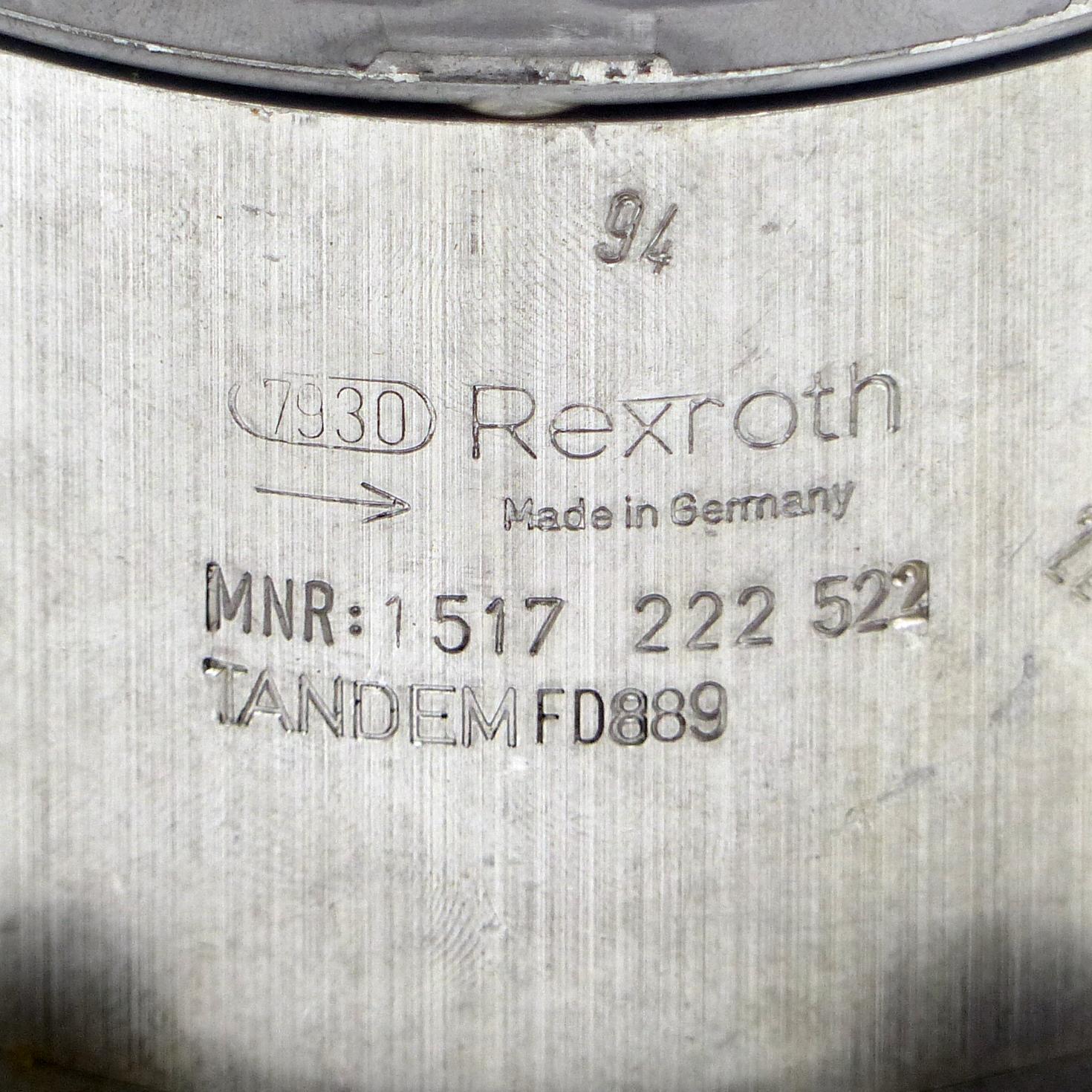 Produktfoto 2 von REXROTH Zahnradpumpe 1 517 222 522