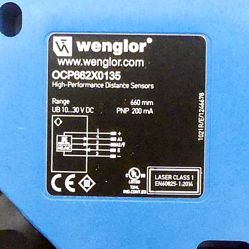 Produktfoto 2 von WENGLOR Laserdistanzsensor OCP662X0135