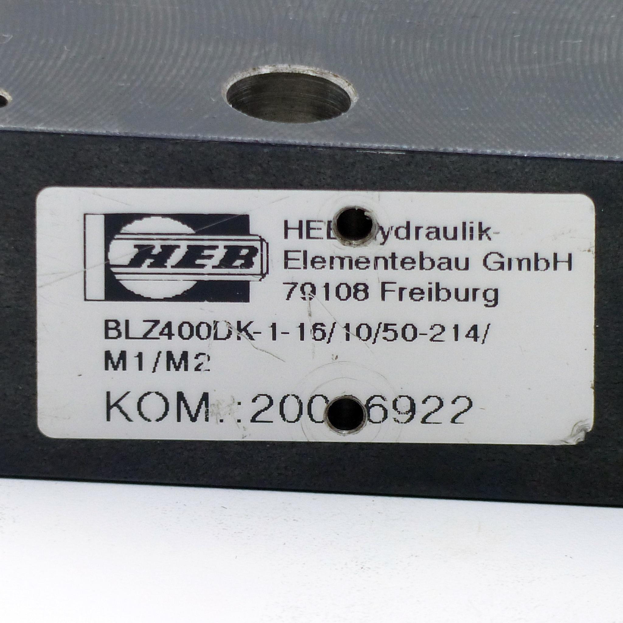 Produktfoto 2 von HEB Blockzylinder BLZ400DK-1-16/10/50-214/M1/M2