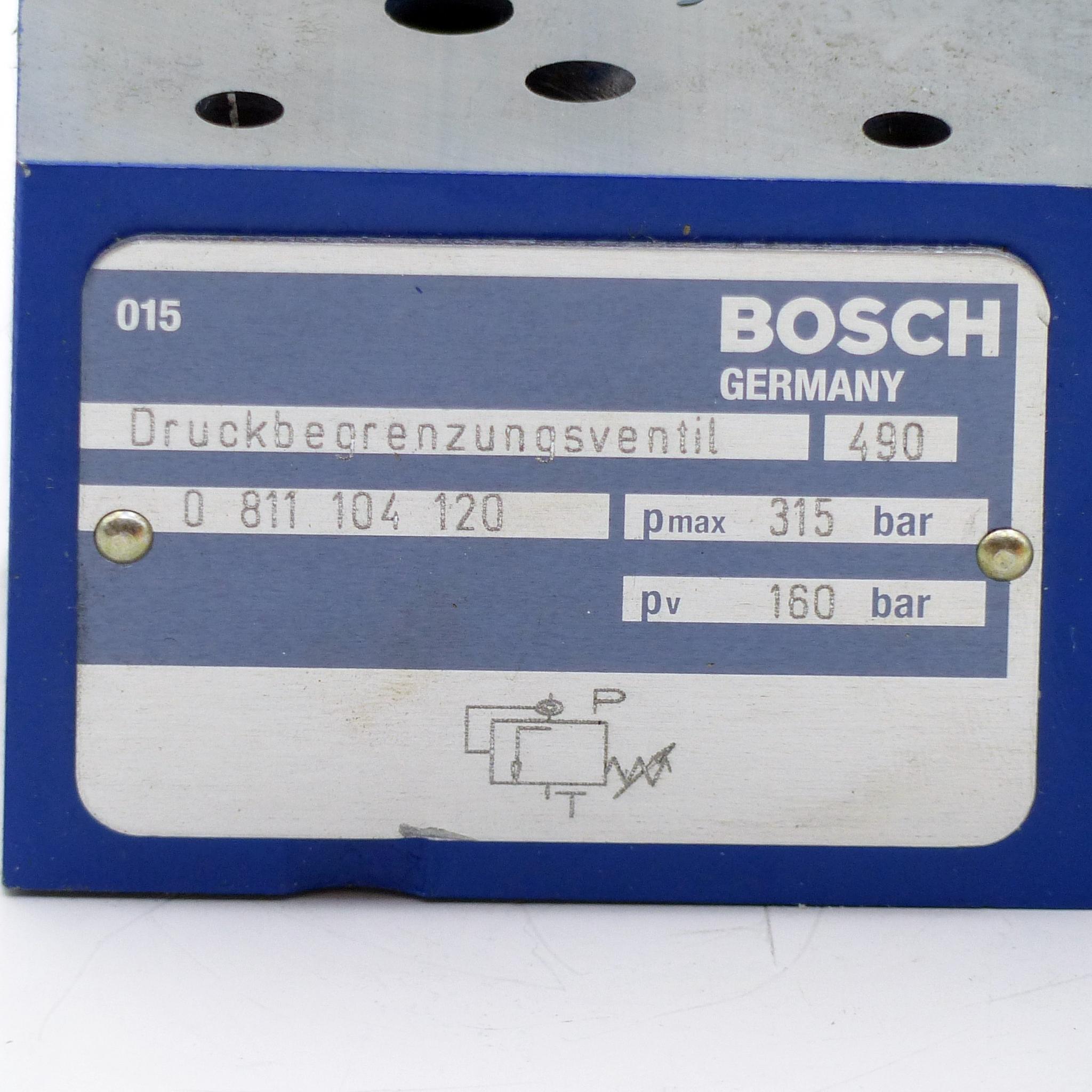 Produktfoto 2 von BOSCH Druckbegrenzungsventil