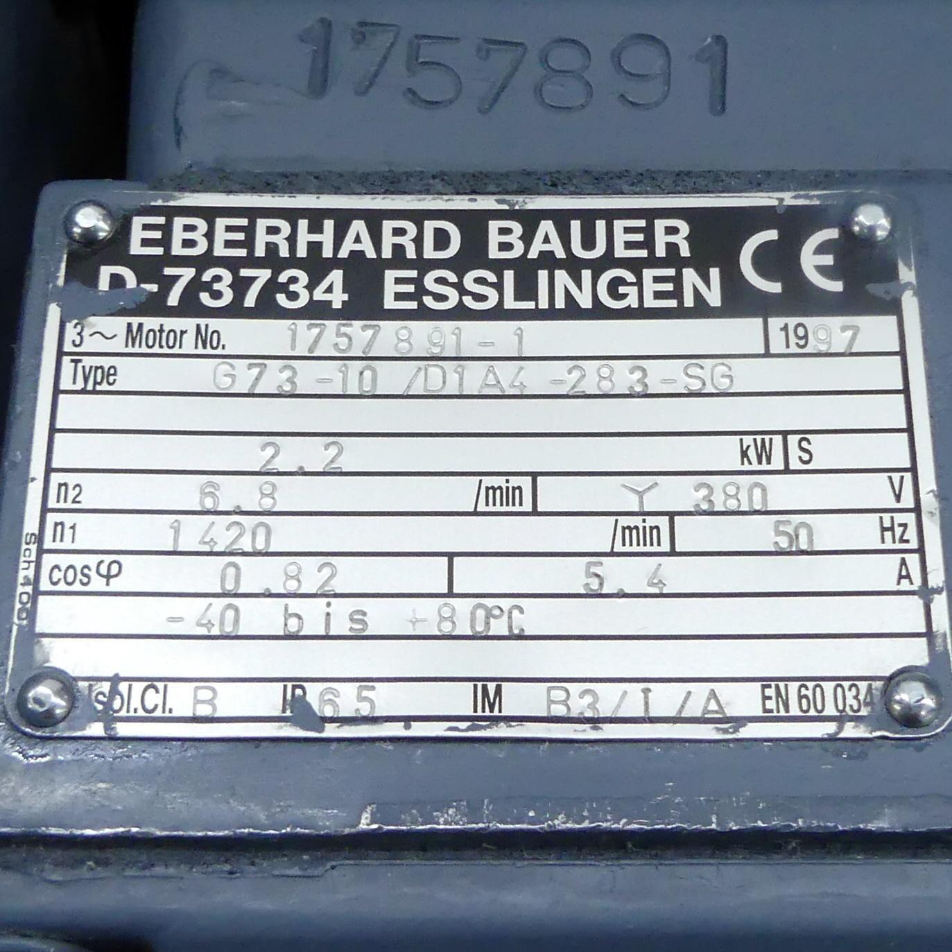 Produktfoto 2 von BAUER Getriebemotor