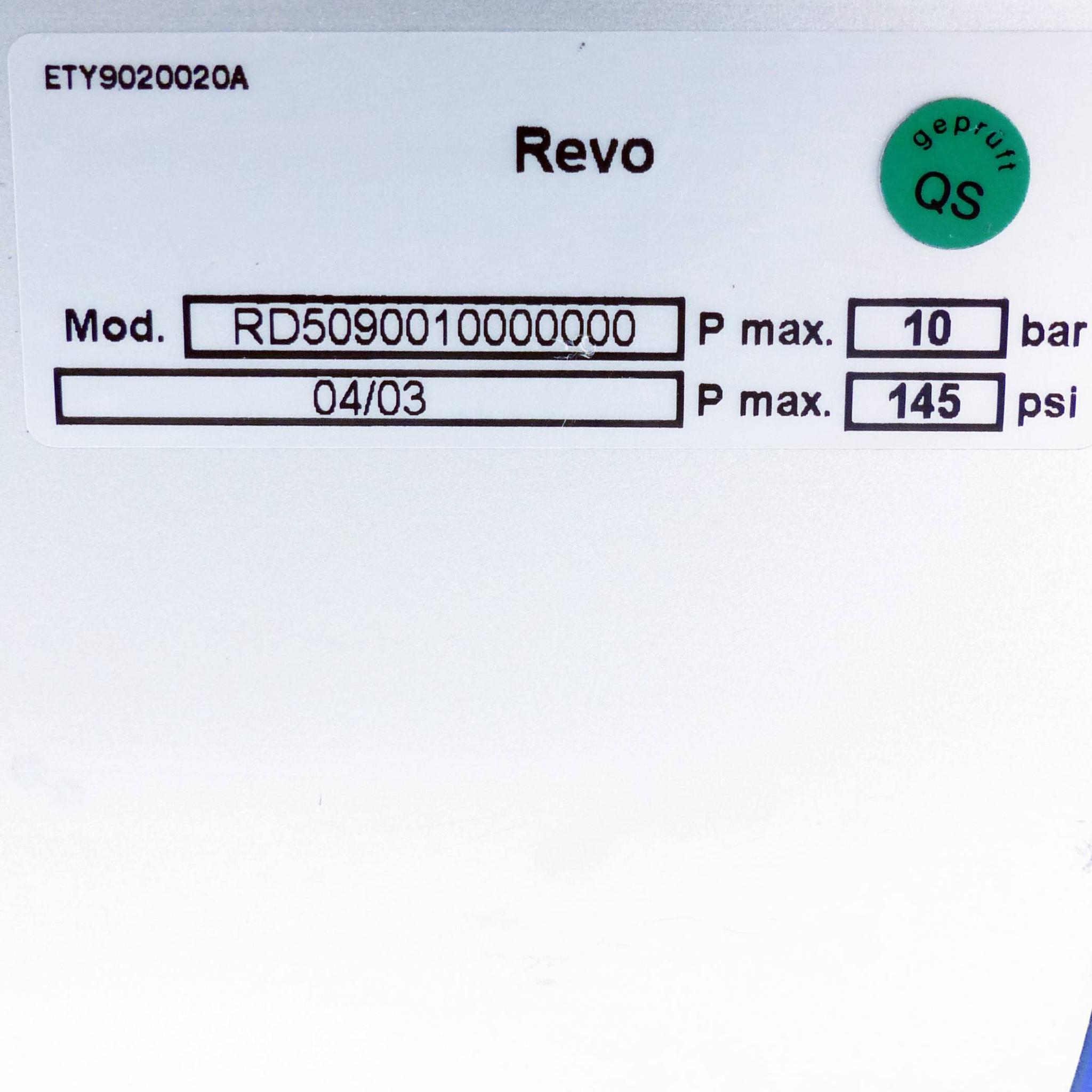 Produktfoto 2 von REVO Pneumatischer Schwenkantrieb mit Absperrklappe