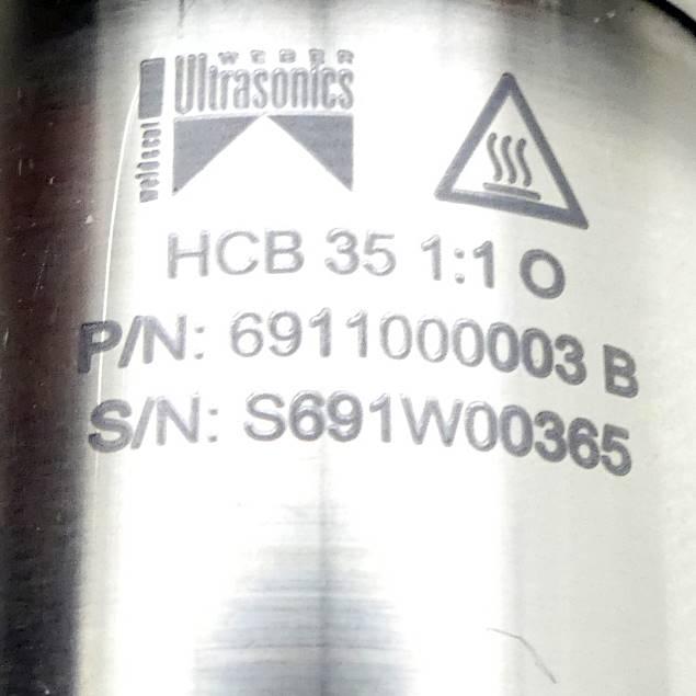 Produktfoto 2 von WEBER ULTRASONICS Booster HCB 35 1:1 O