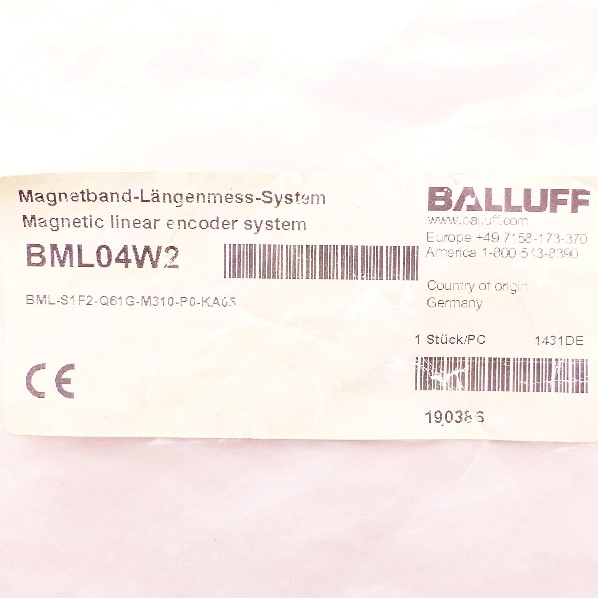 Produktfoto 2 von BALLUFF Magnetband-Längenmess-System