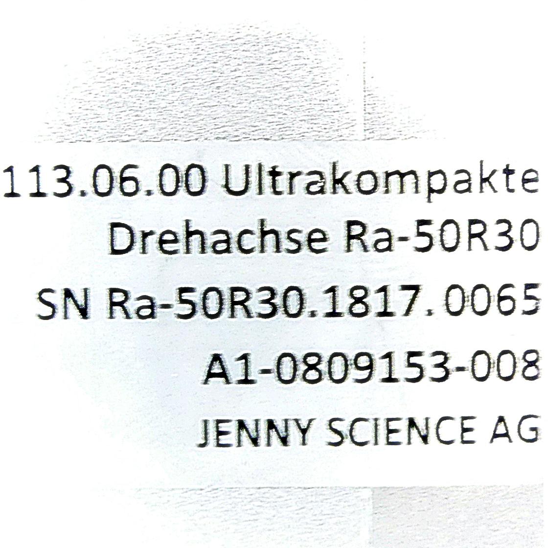 Produktfoto 2 von JENNY SCIENCE AG Rotativ-Achse RA-50R30