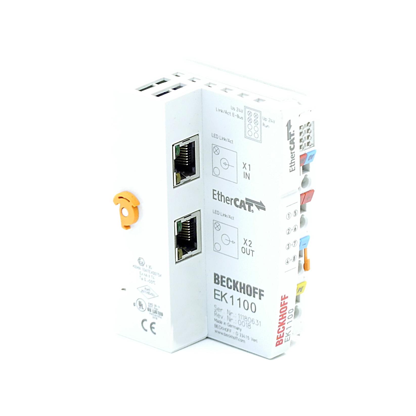 Produktfoto 1 von BECKHOFF EtherCAT-Koppler