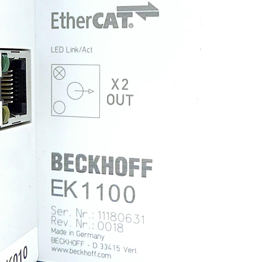 Produktfoto 2 von BECKHOFF EtherCAT-Koppler