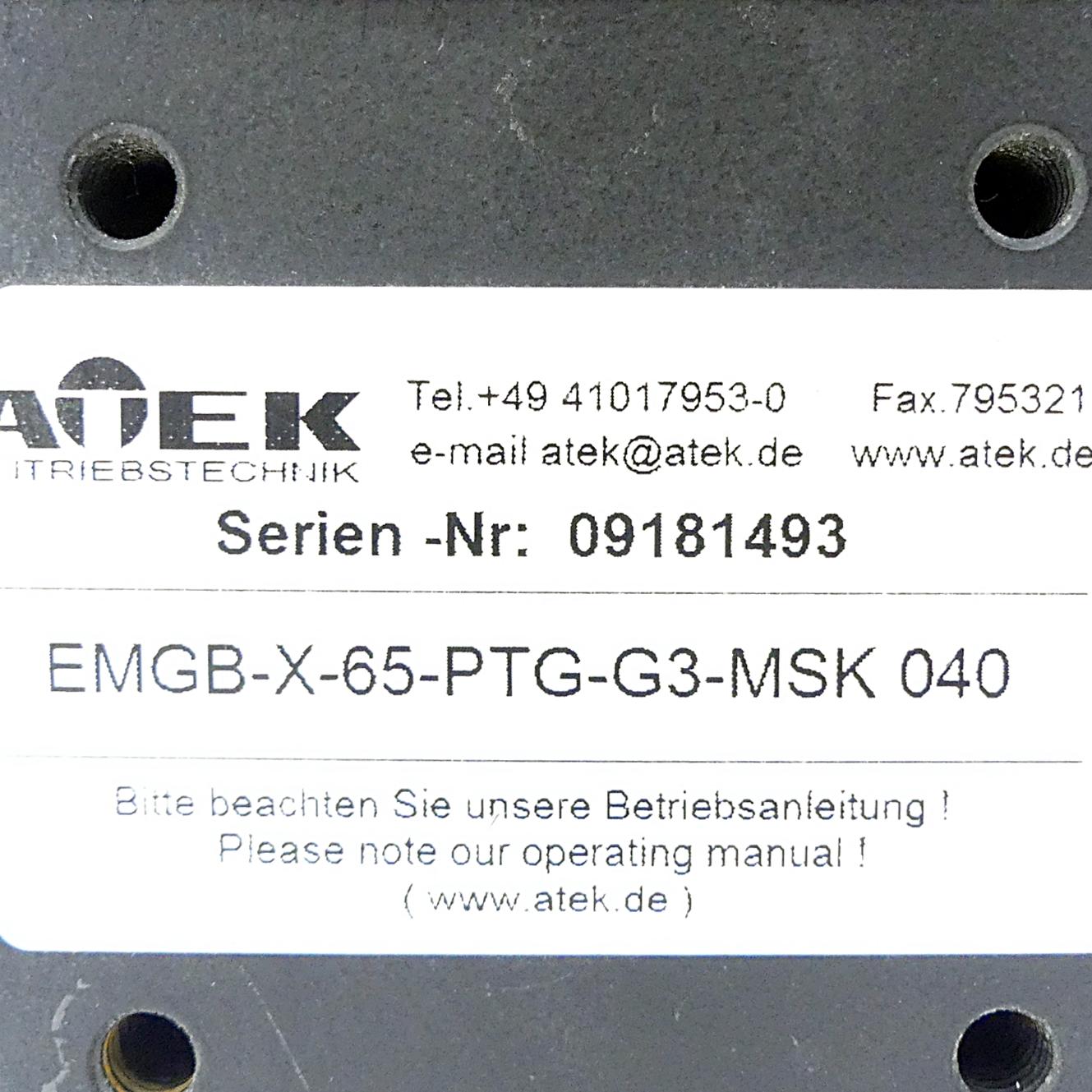 Produktfoto 2 von ATEK Getriebe