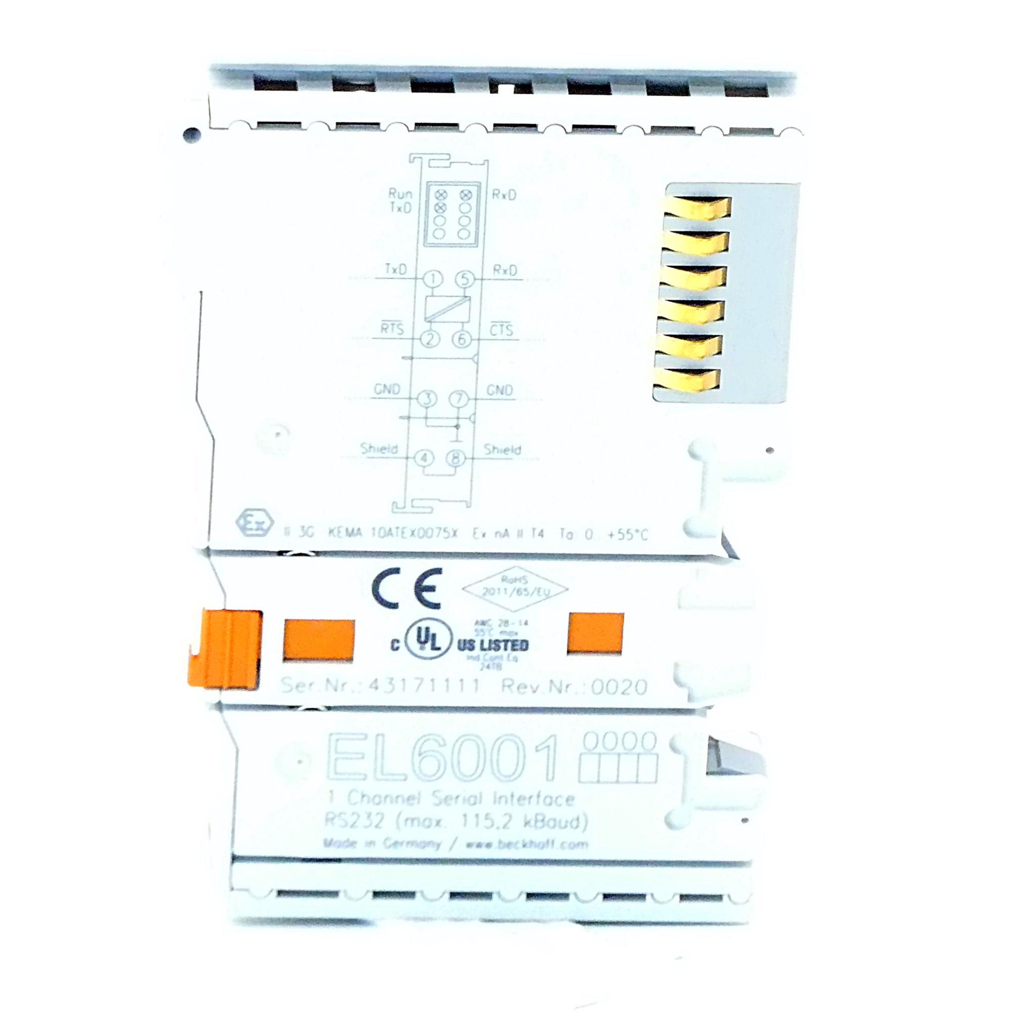 Produktfoto 3 von BECKHOFF 1-Kanal-Kommunikations-Interface